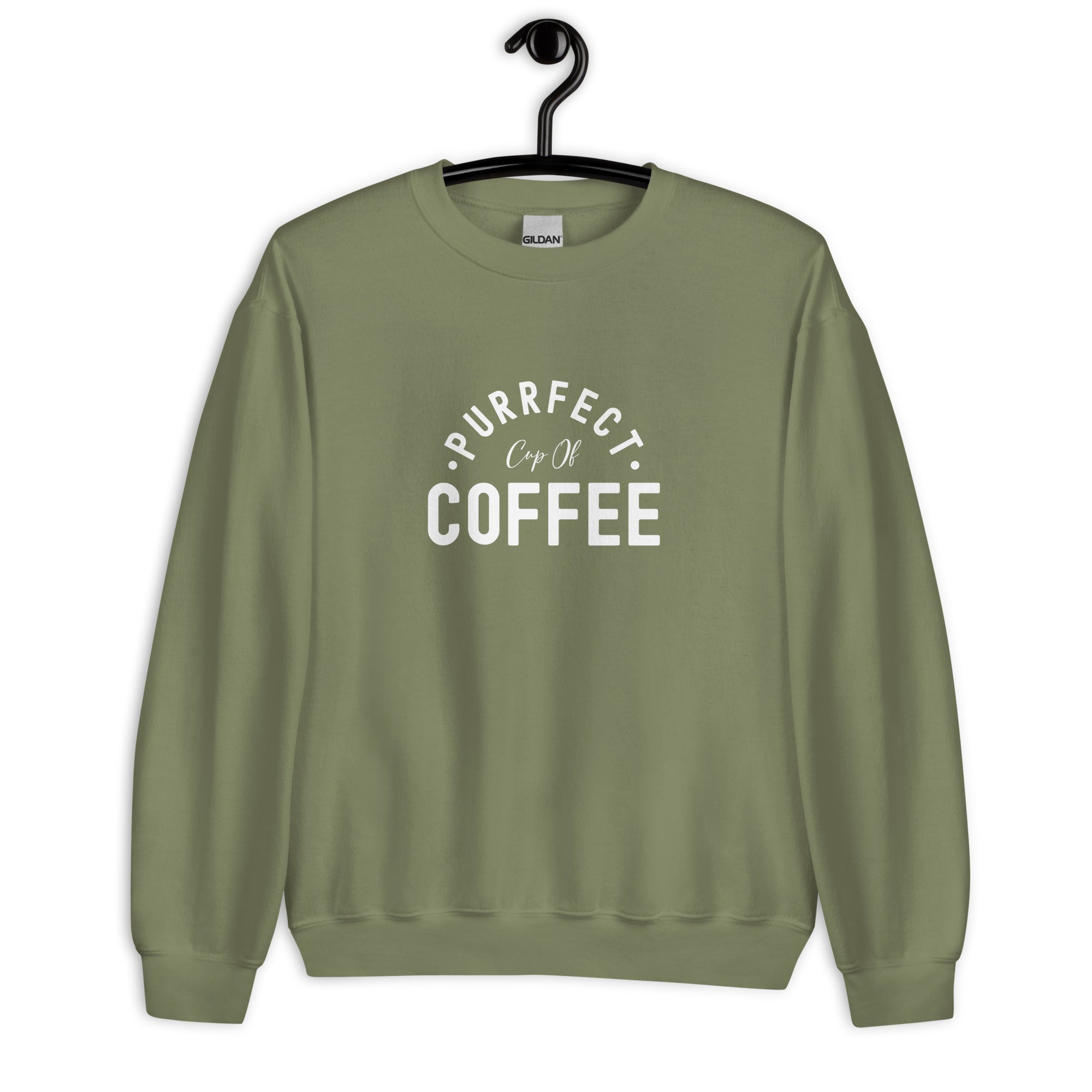 Unisex Sweatshirt | Purrfect cup of coffee