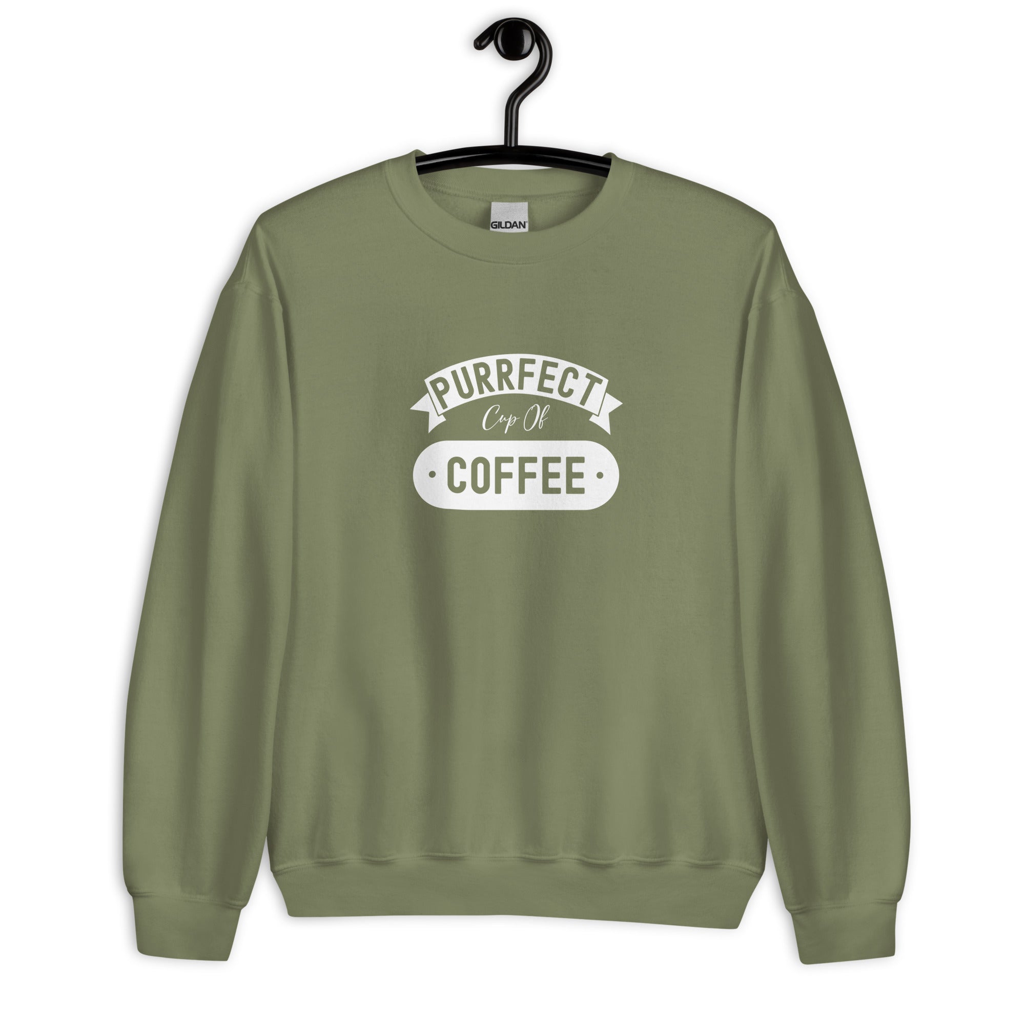 Unisex Sweatshirt | Purrfect cup of coffee