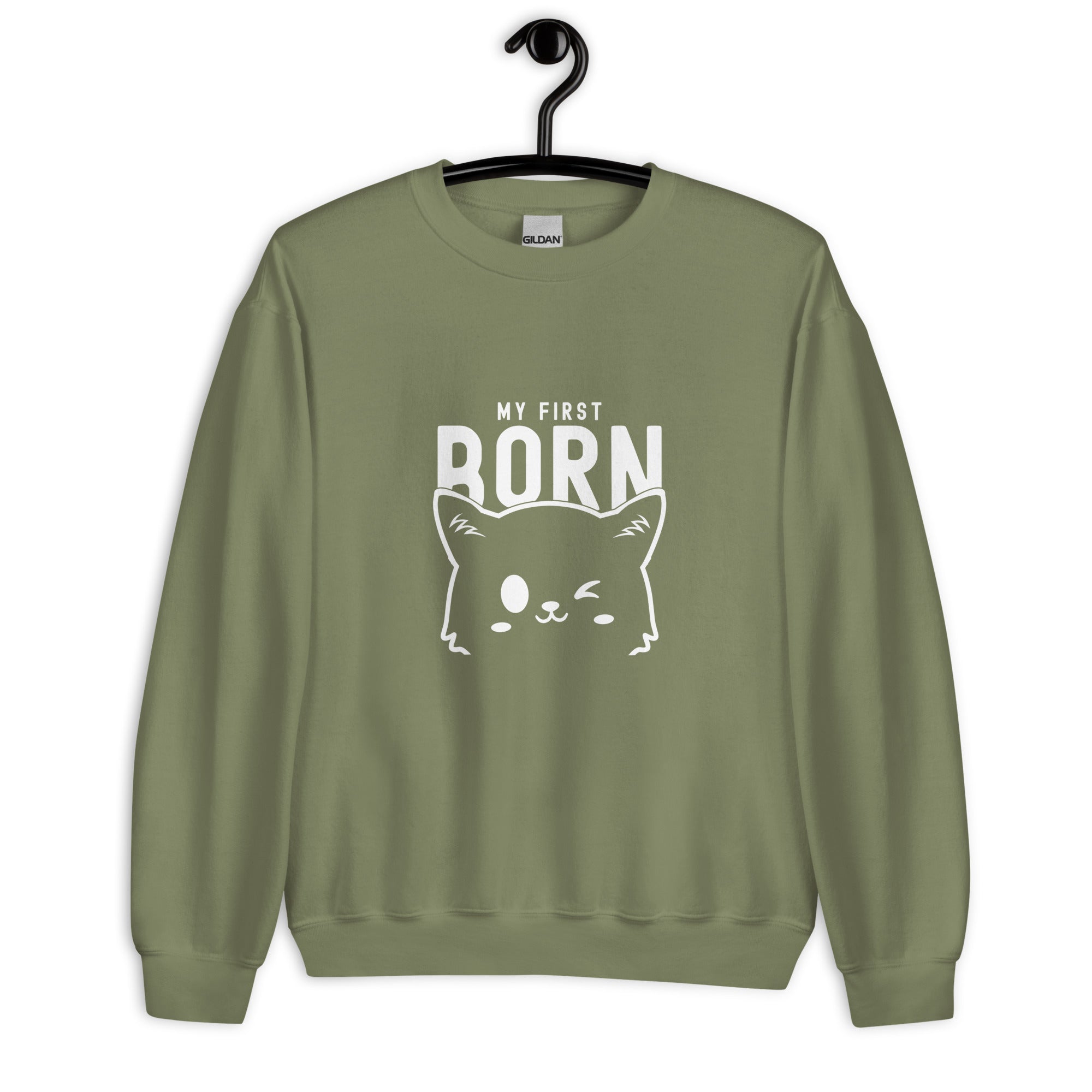 Unisex Sweatshirt | My First Born Cat