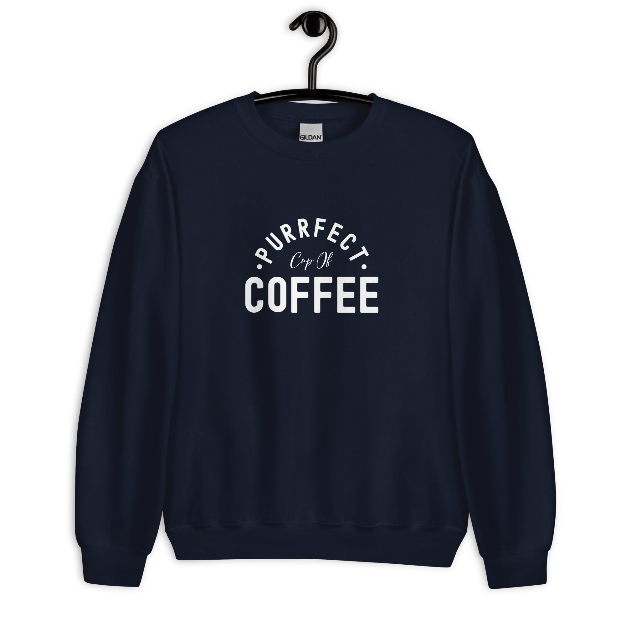 Unisex Sweatshirt | Purrfect cup of coffee