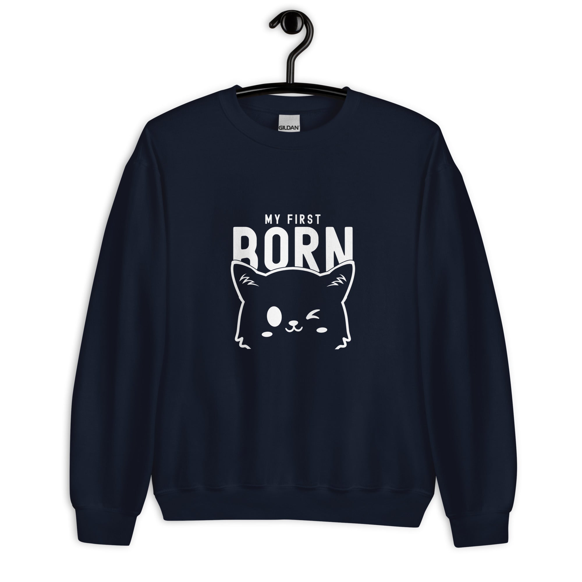 Unisex Sweatshirt | My First Born Cat