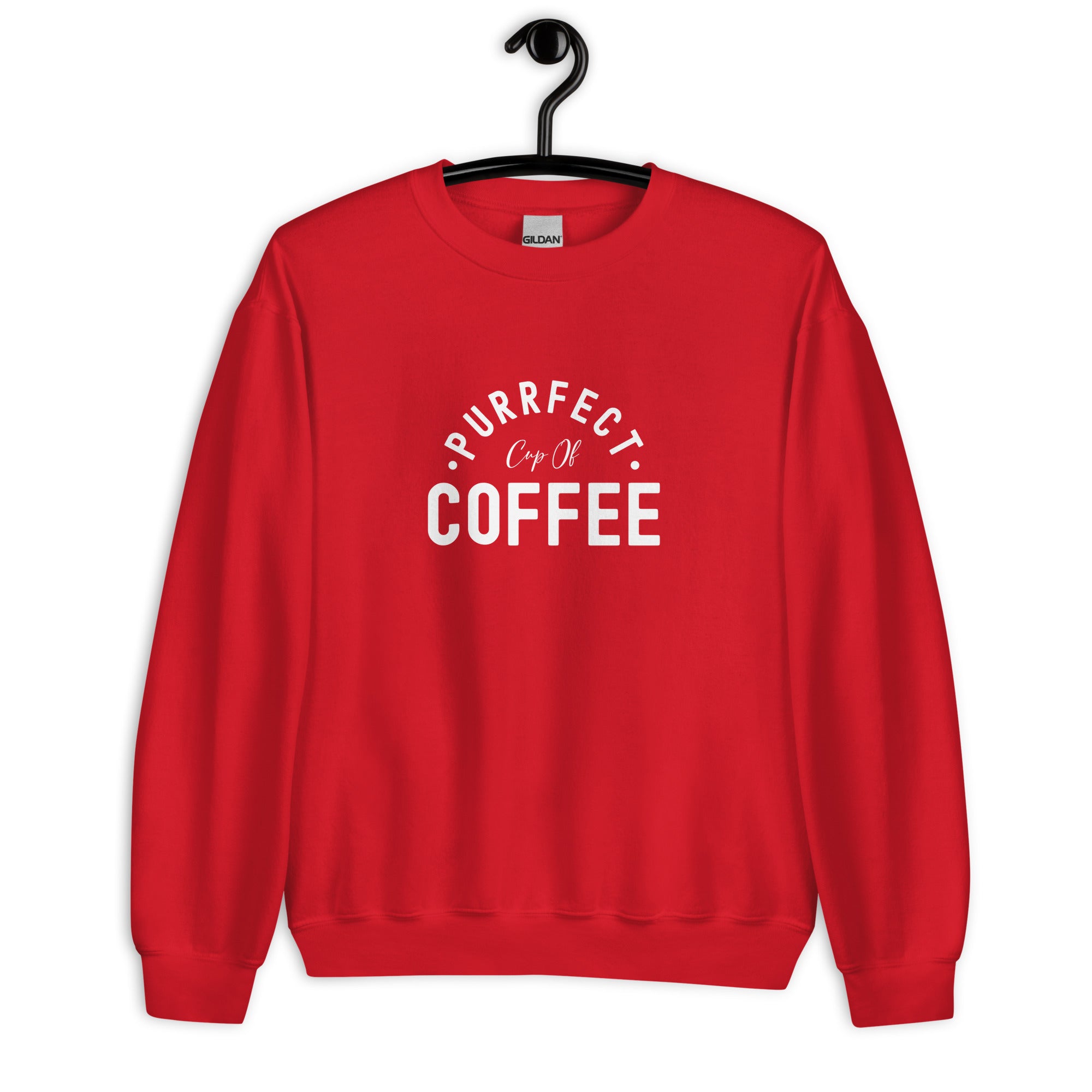Unisex Sweatshirt | Purrfect cup of coffee