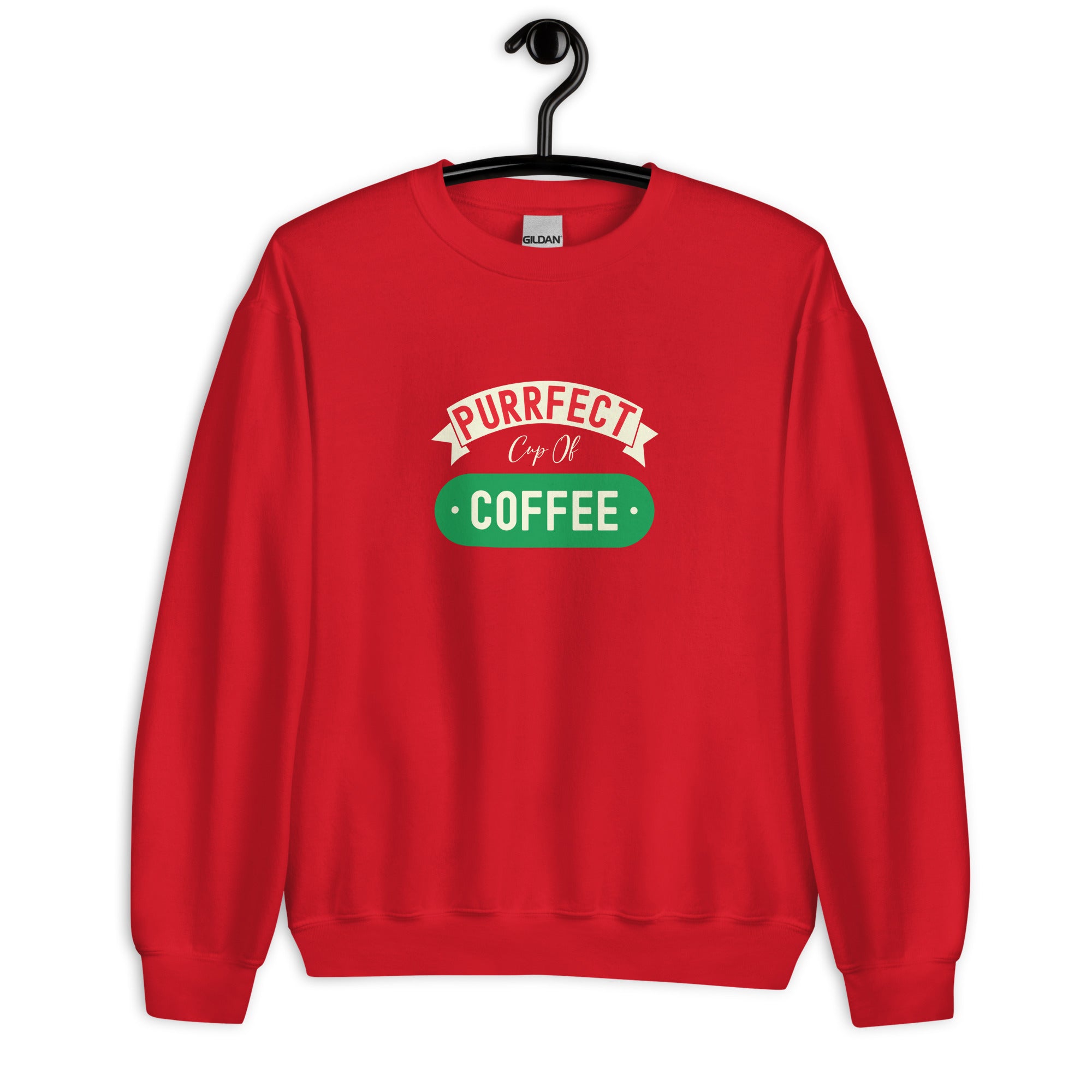 Unisex Sweatshirt | Purrfect cup of coffee