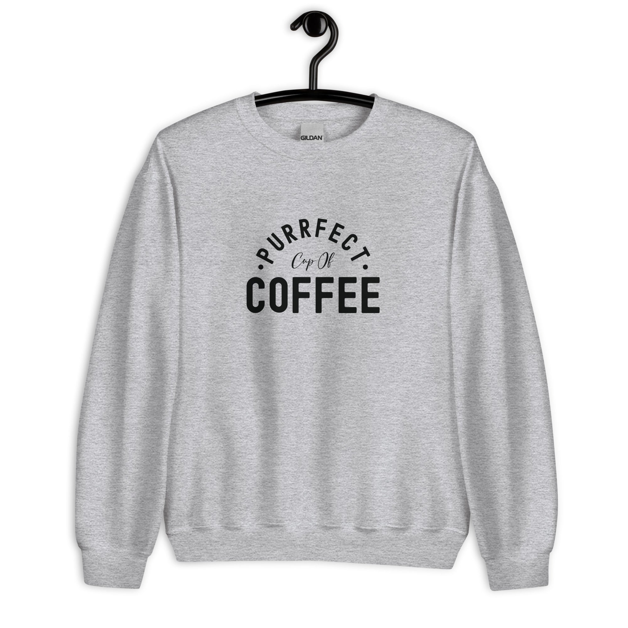 Unisex Sweatshirt | Purrfect cup of coffee