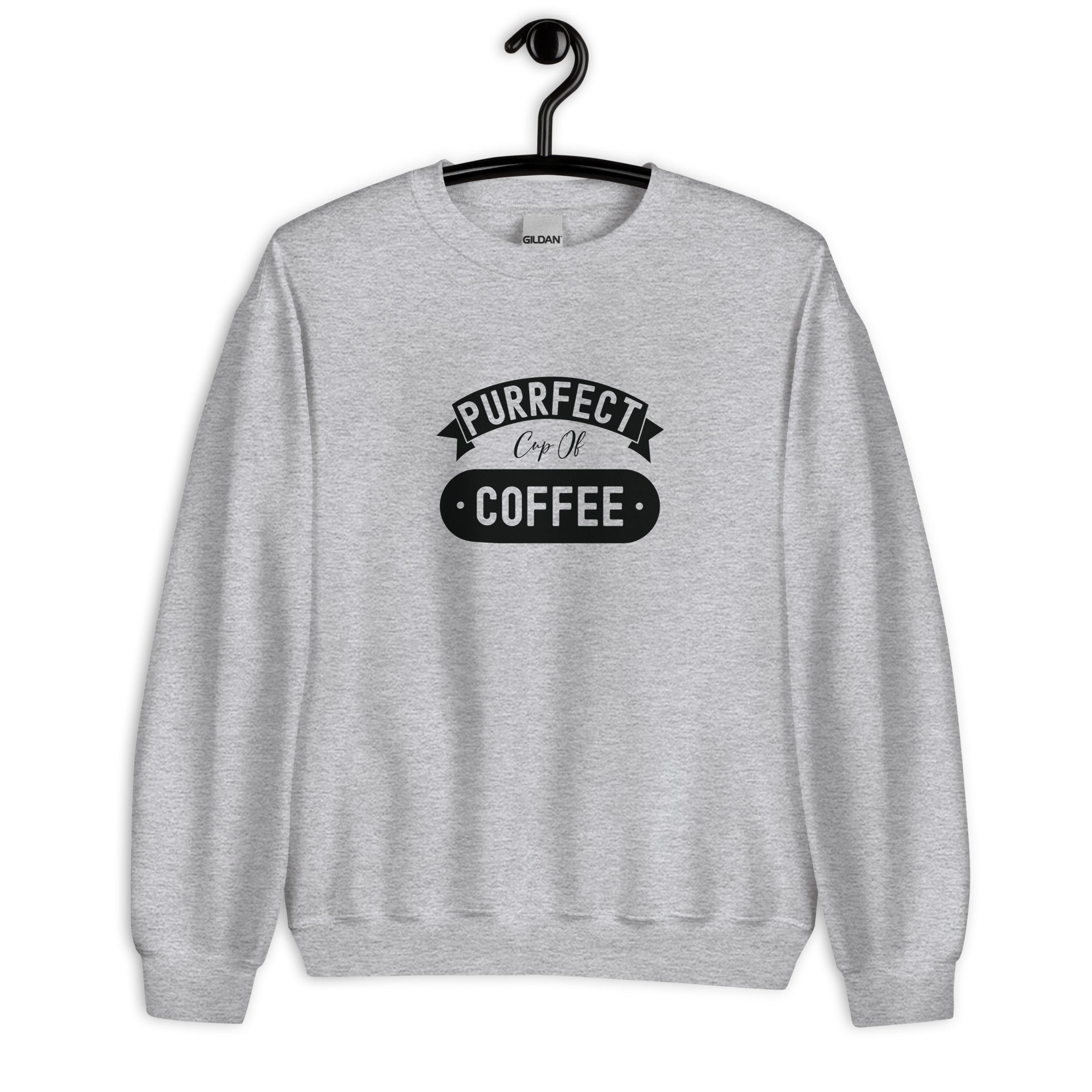 Unisex Sweatshirt | Purrfect cup of coffee