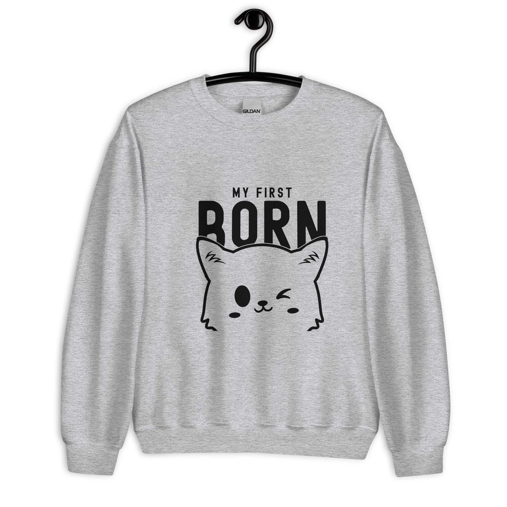 Unisex Sweatshirt | My First Born Cat