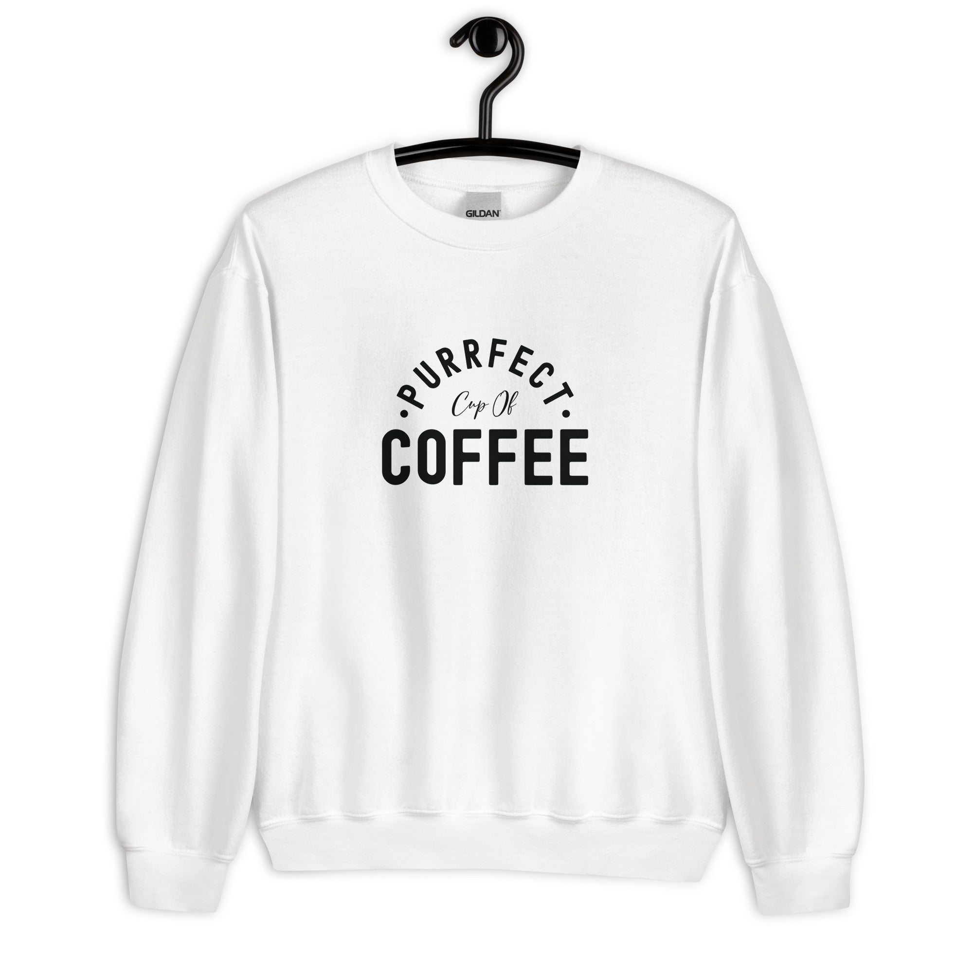 Unisex Sweatshirt | Purrfect cup of coffee