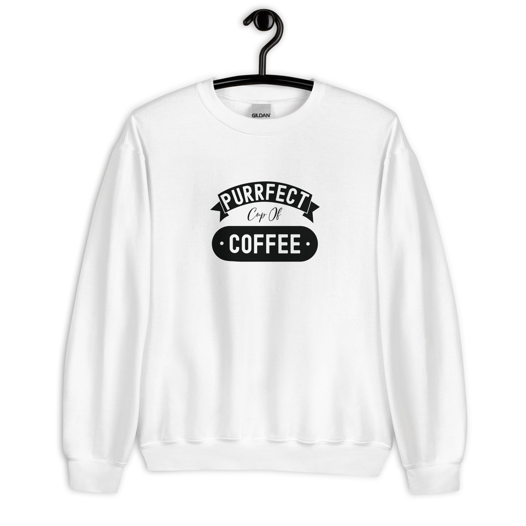 Unisex Sweatshirt | Purrfect cup of coffee