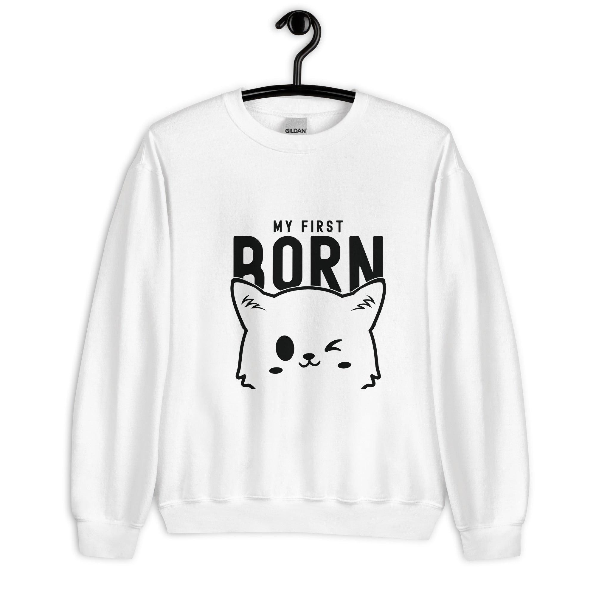 Unisex Sweatshirt | My First Born Cat
