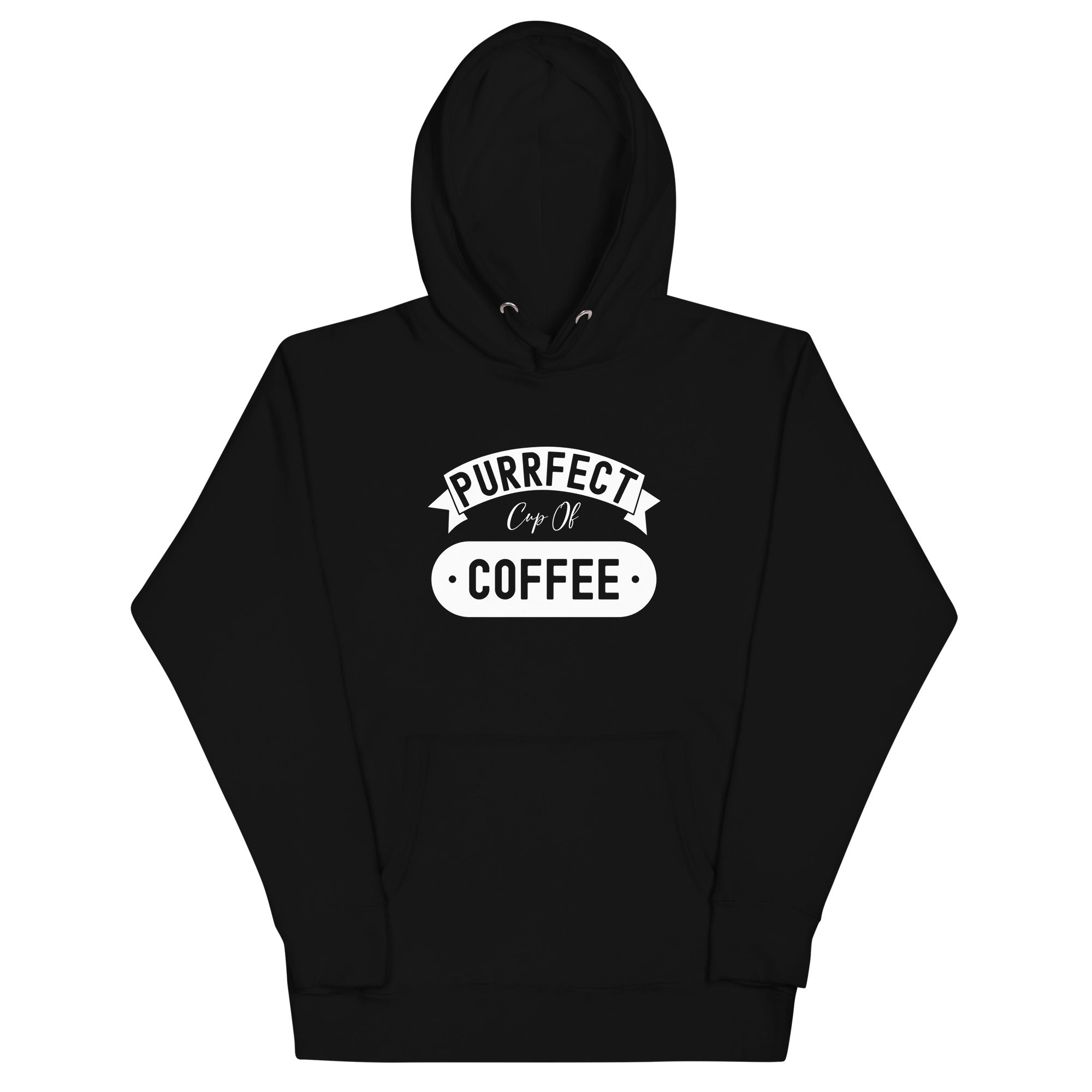 Unisex Hoodie | Purrfect cup of coffee