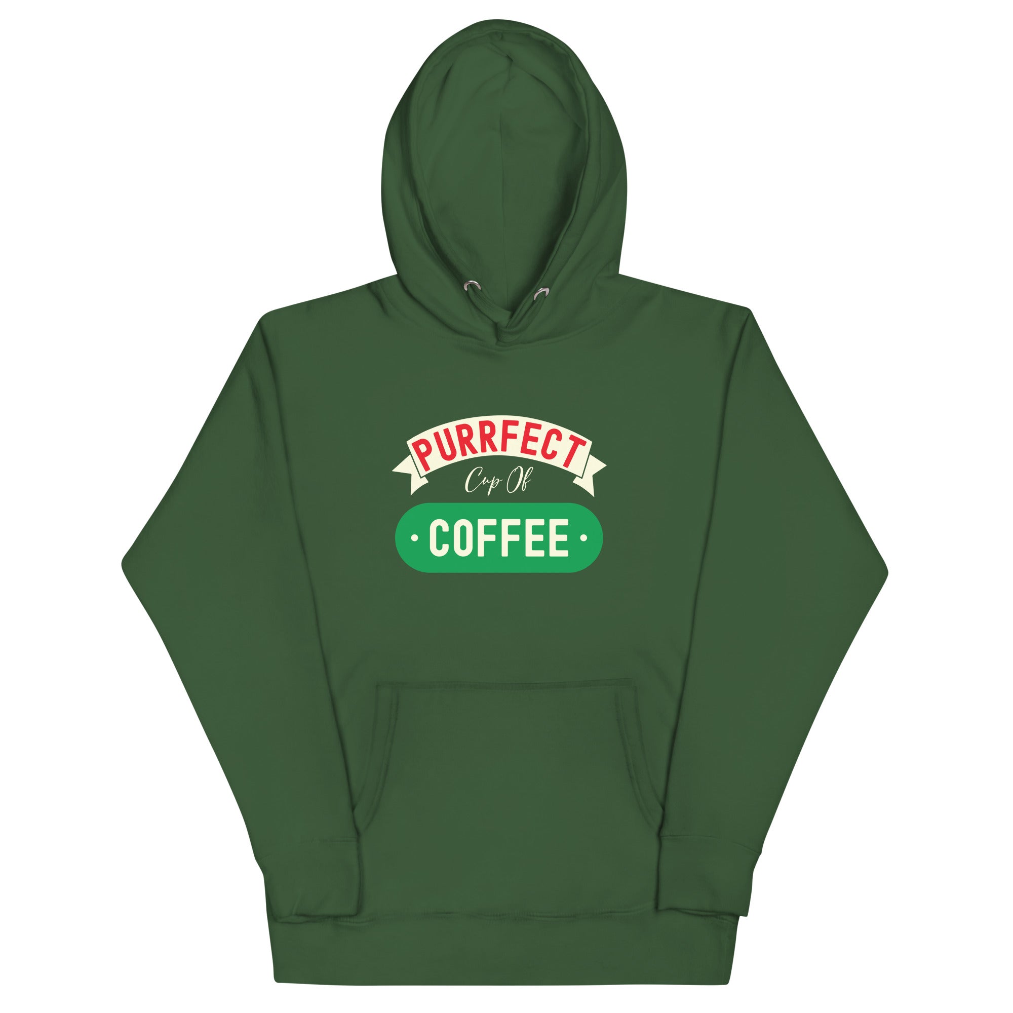Unisex Hoodie | Purrfect cup of coffee