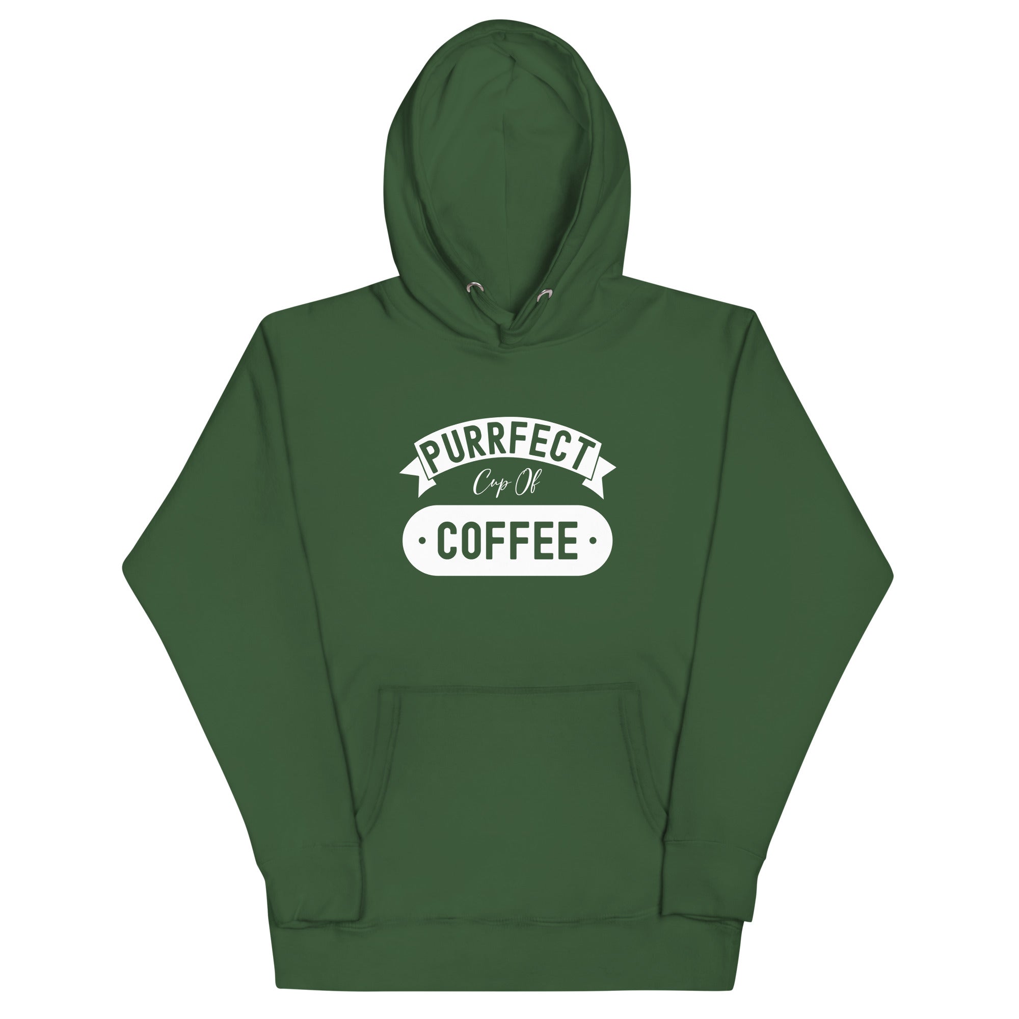 Unisex Hoodie | Purrfect cup of coffee