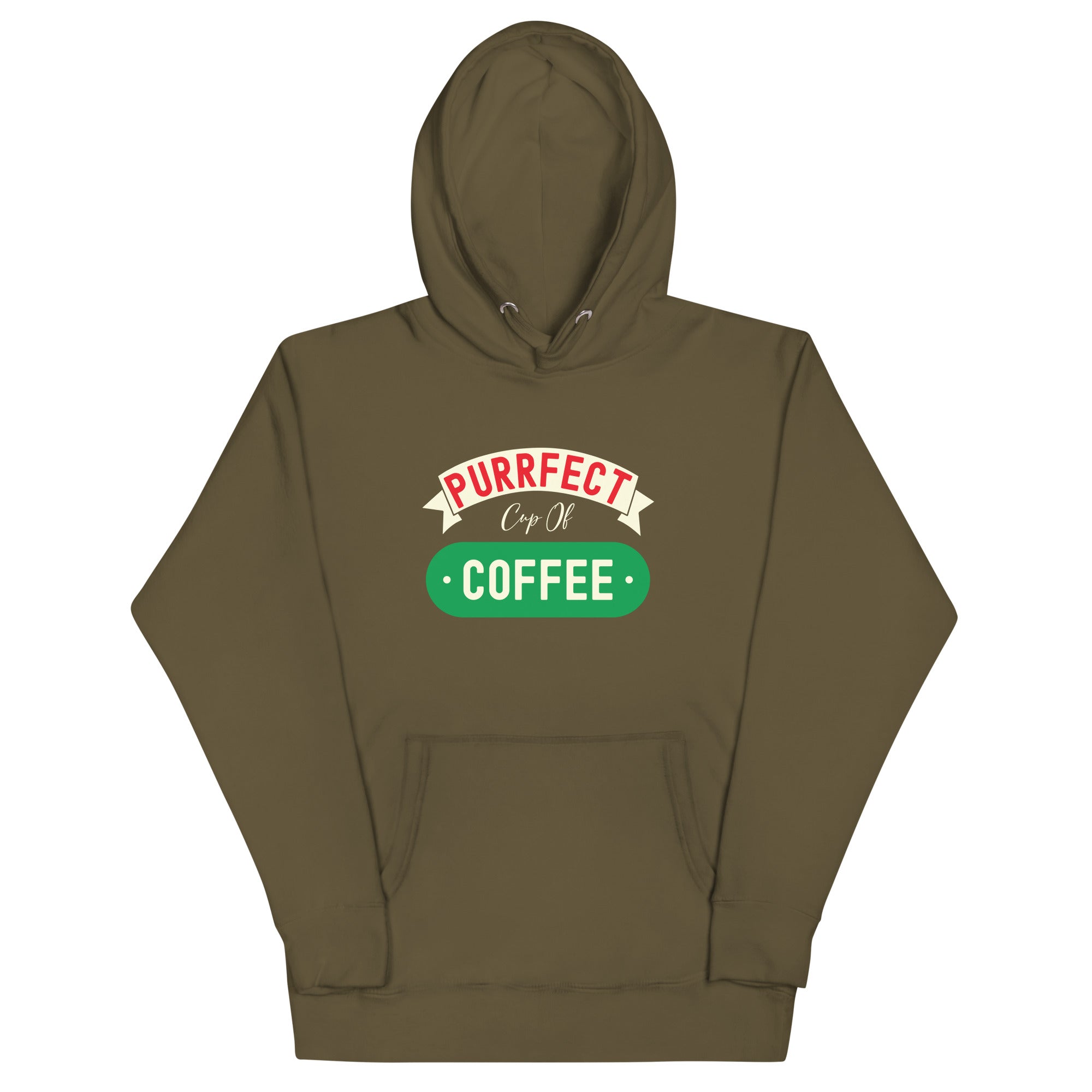 Unisex Hoodie | Purrfect cup of coffee