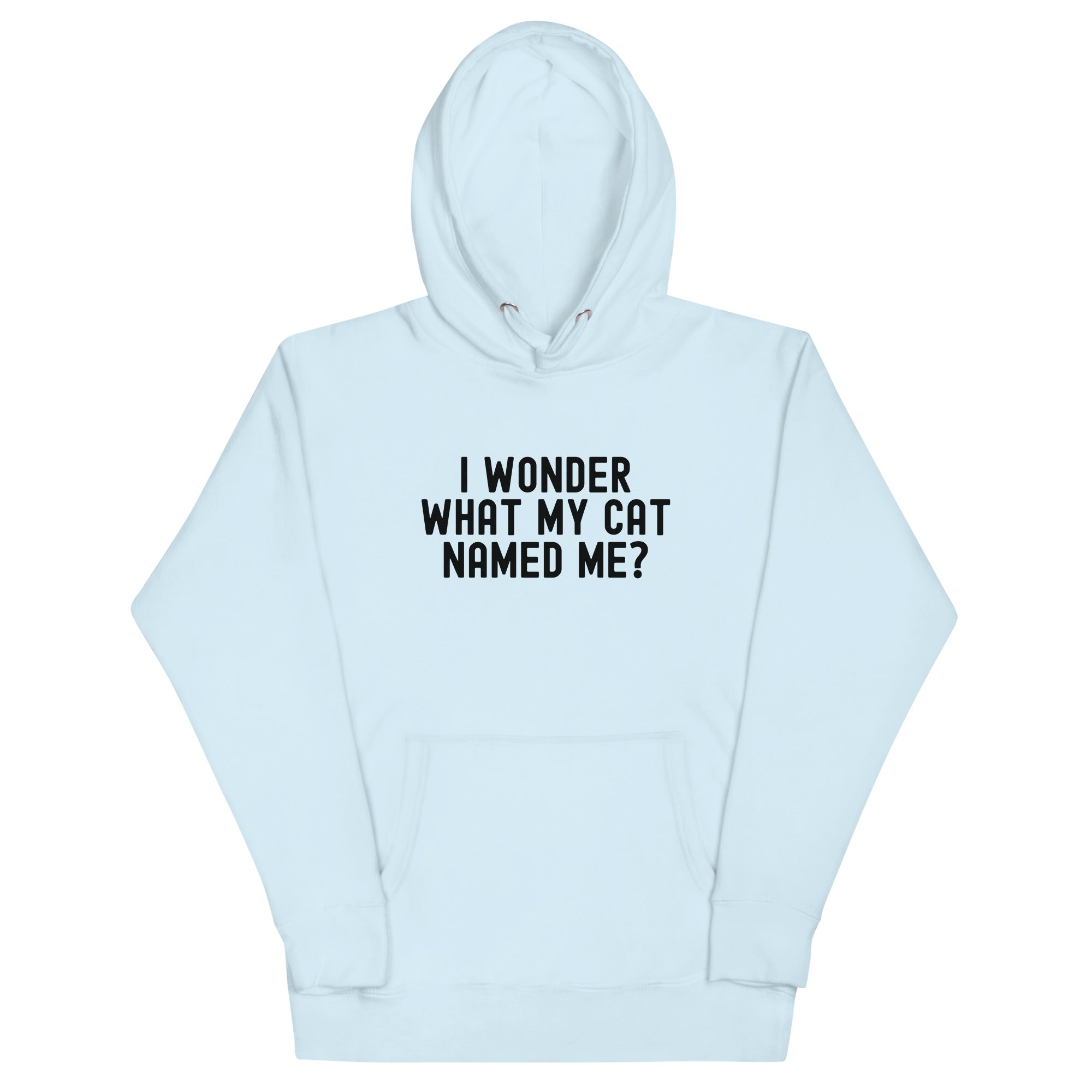 Unisex Hoodie | I wonder what my cat named me