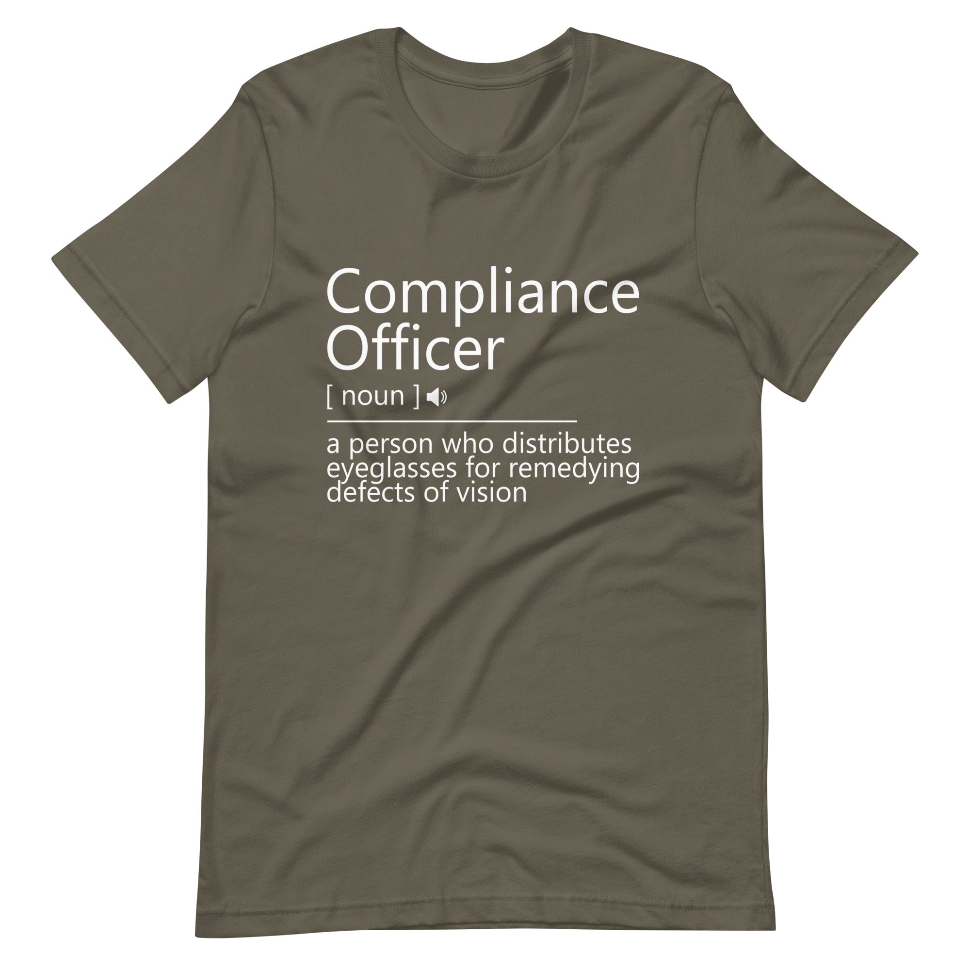 Unisex t-shirt |  Compliance Officer