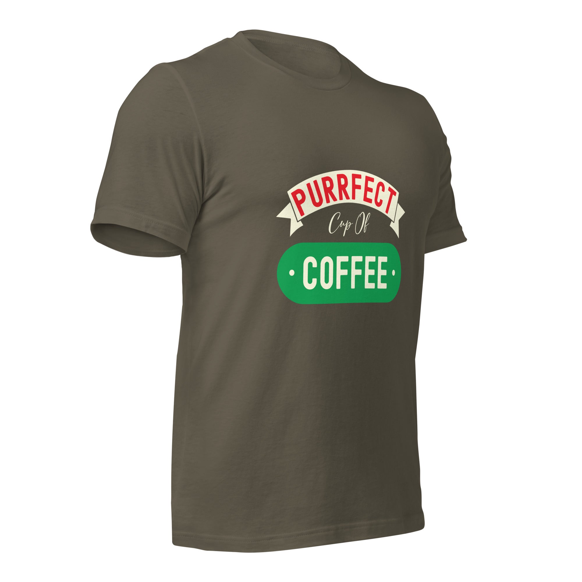 Unisex t-shirt | Purrfect cup of coffee