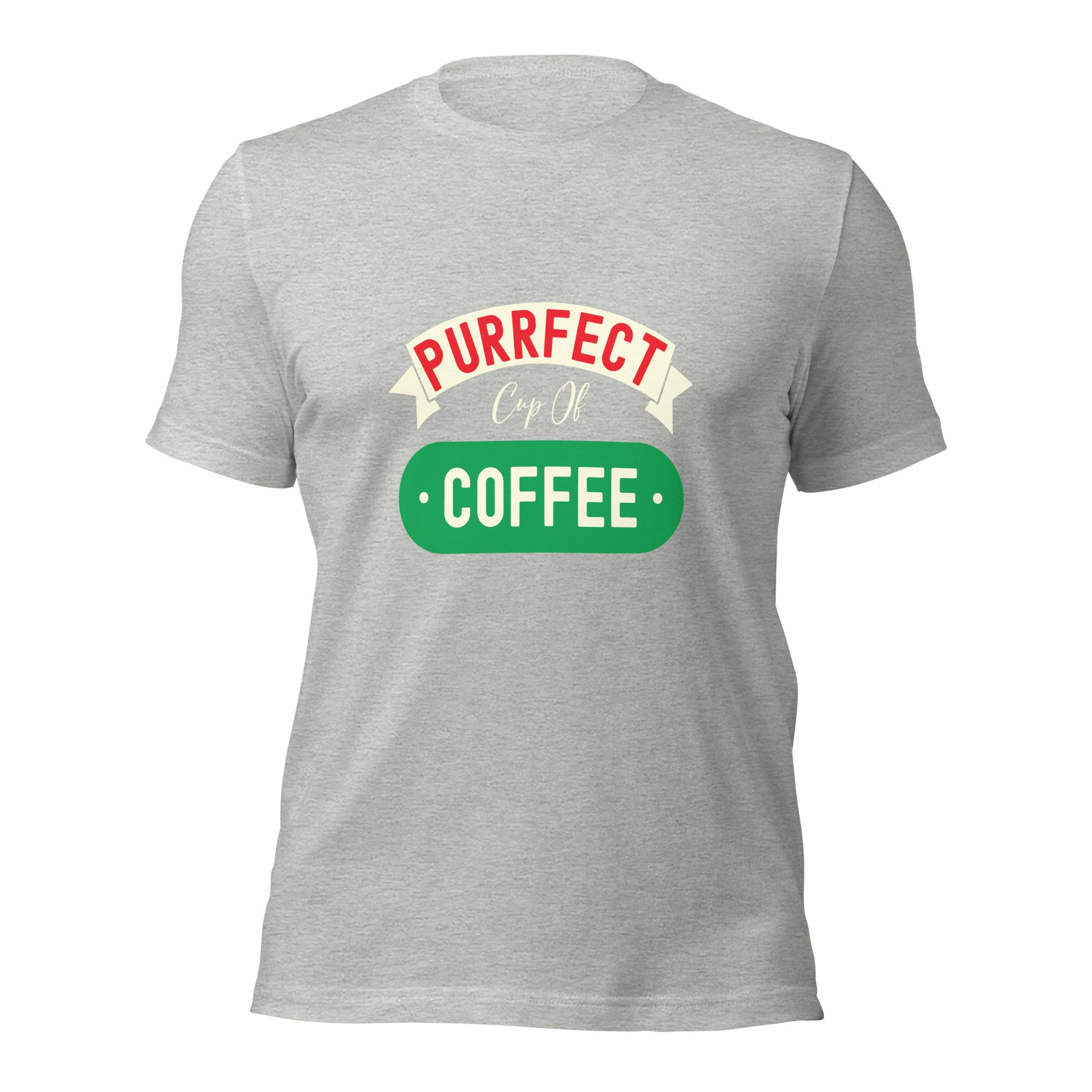 Unisex t-shirt | Purrfect cup of coffee