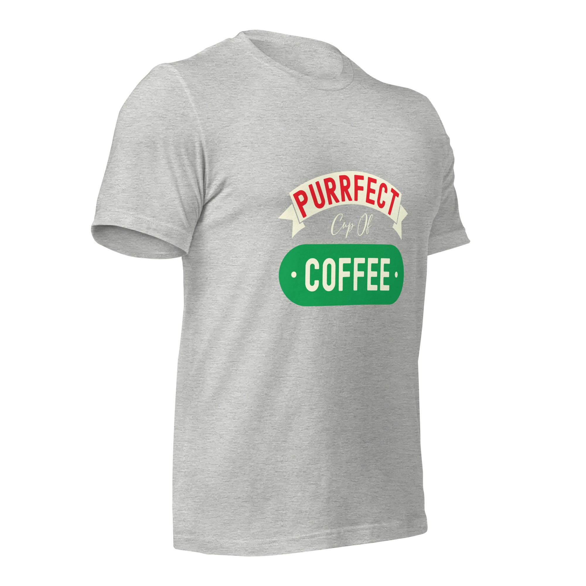 Unisex t-shirt | Purrfect cup of coffee