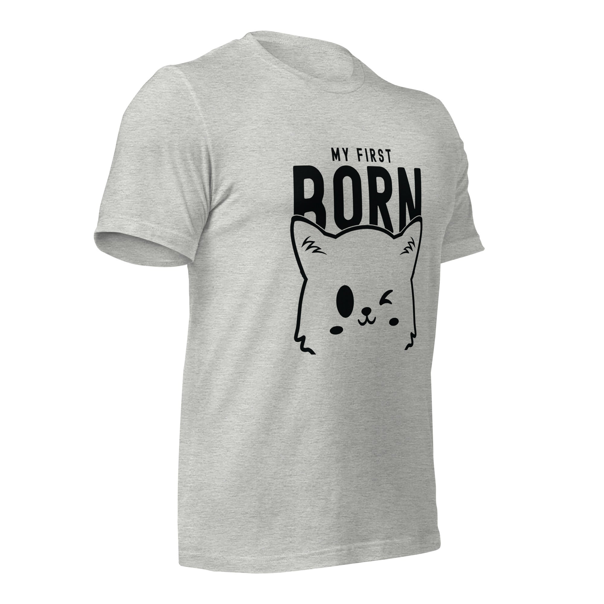 Unisex t-shirt | My First Born (cat)