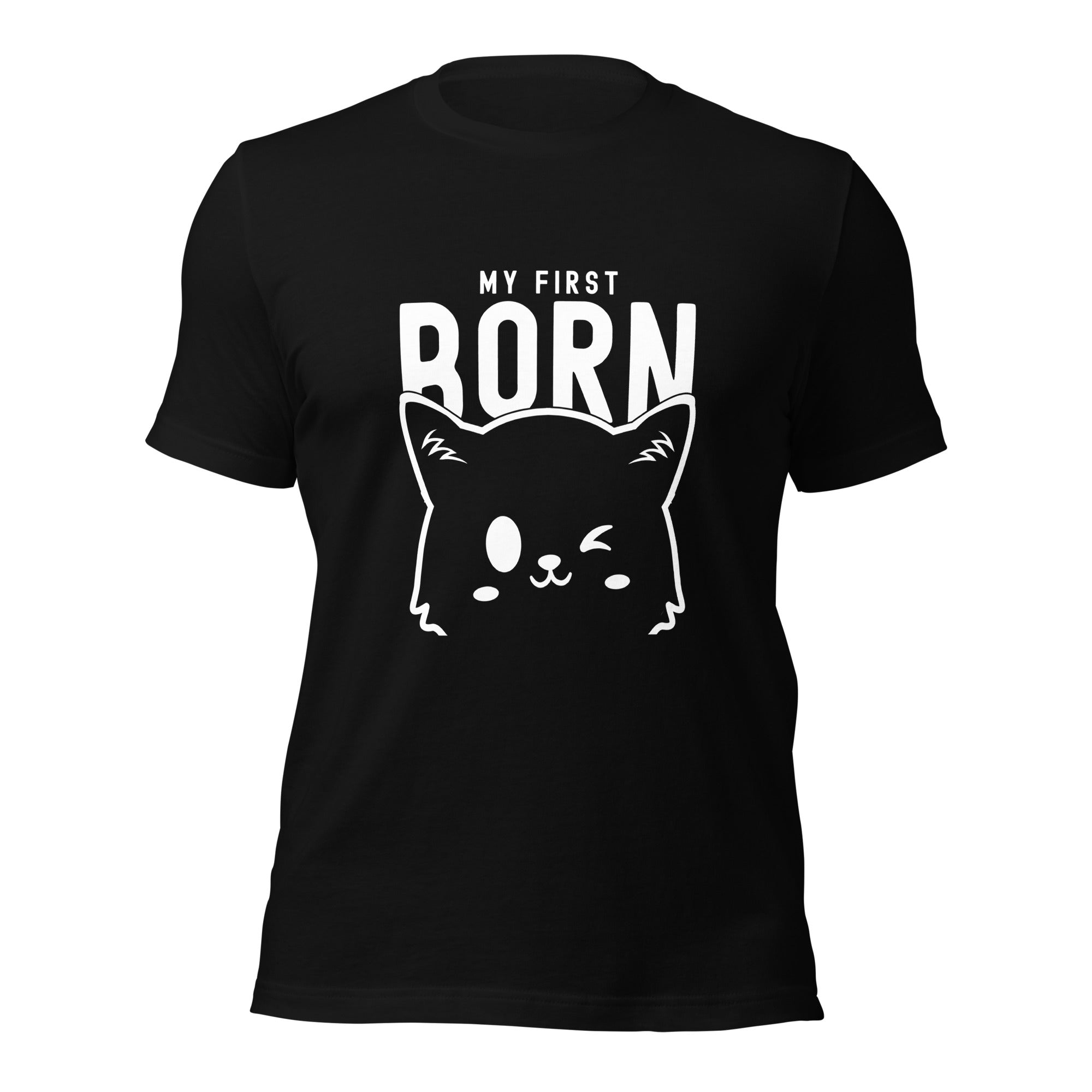 Unisex t-shirt | My First Born (cat)