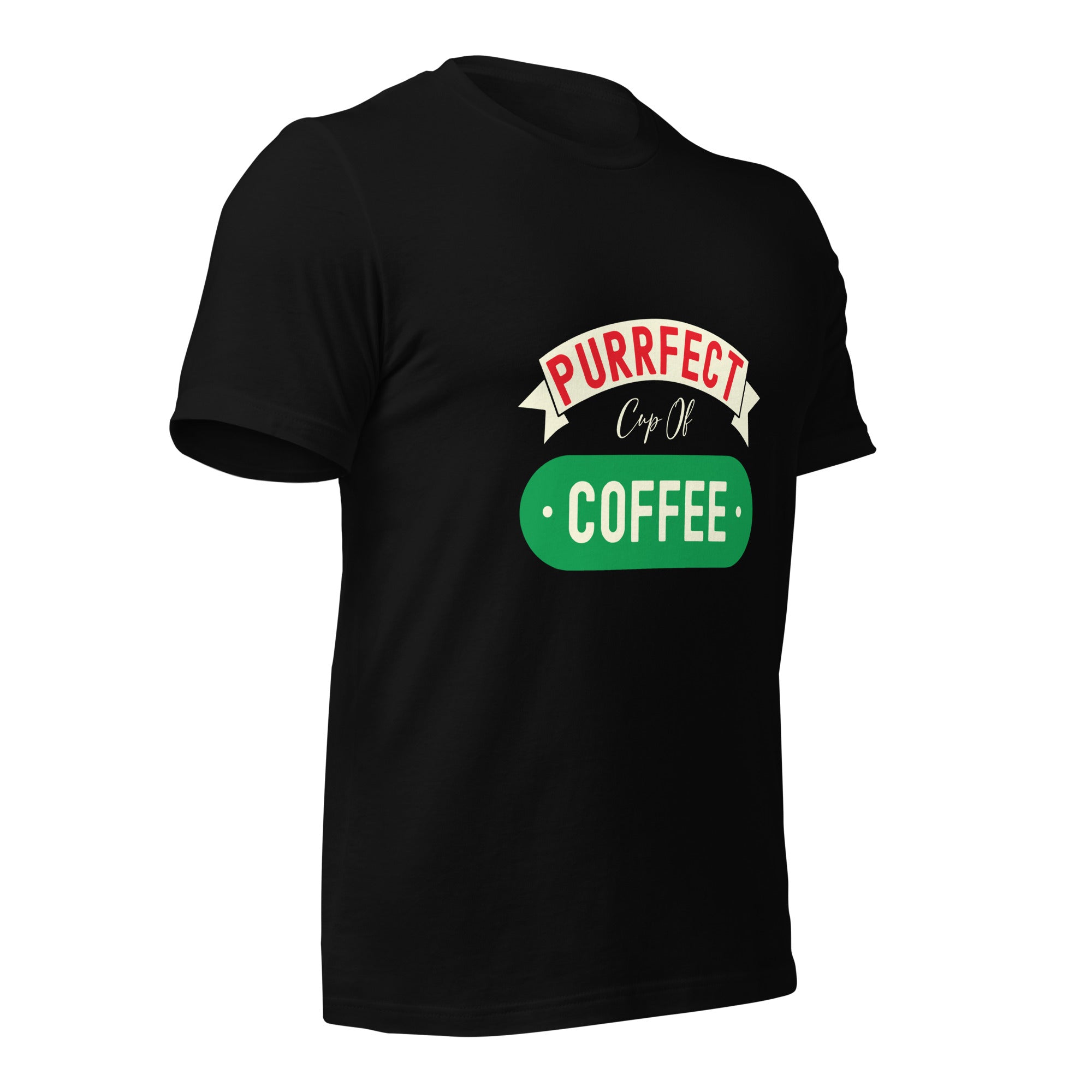 Unisex t-shirt | Purrfect cup of coffee