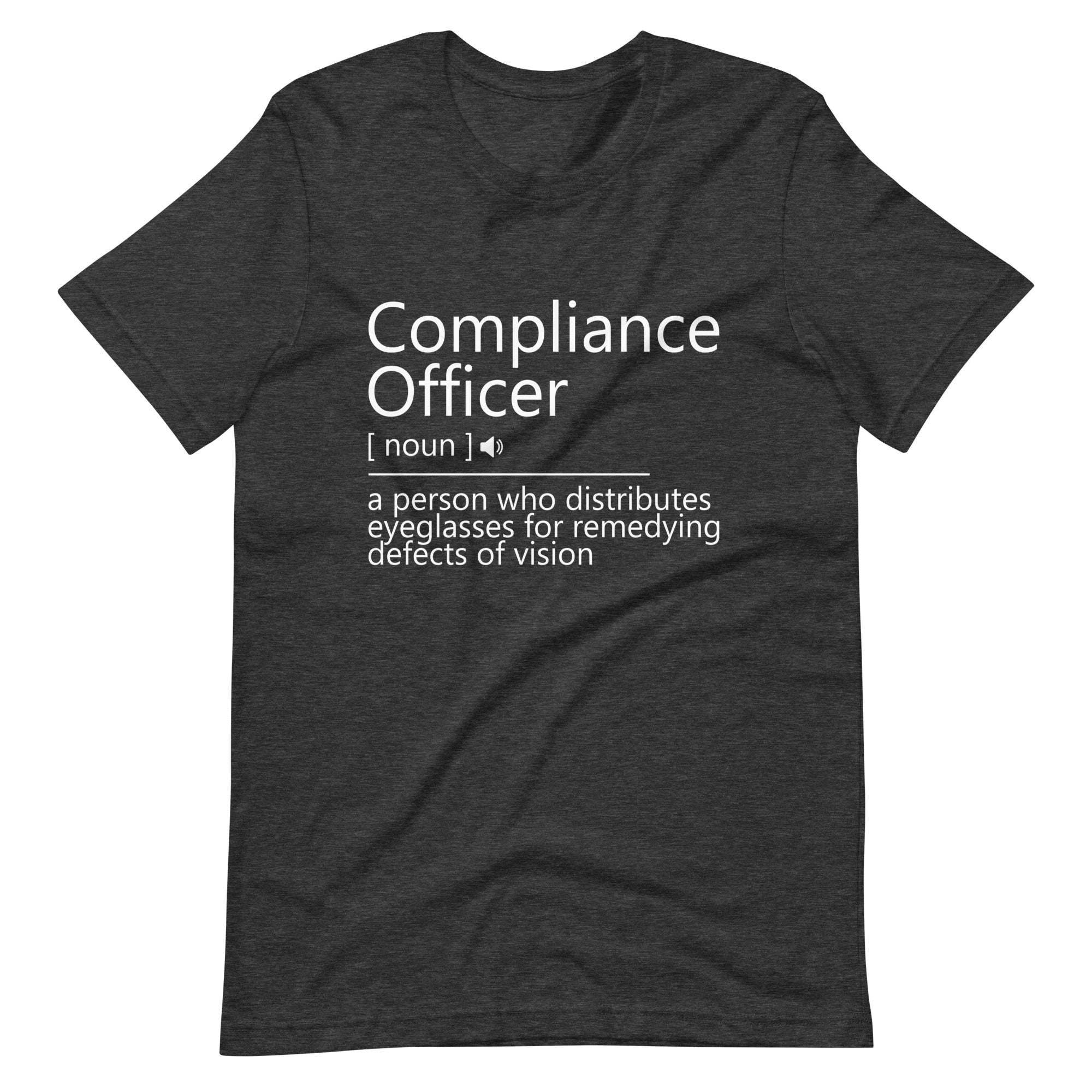 Unisex t-shirt |  Compliance Officer
