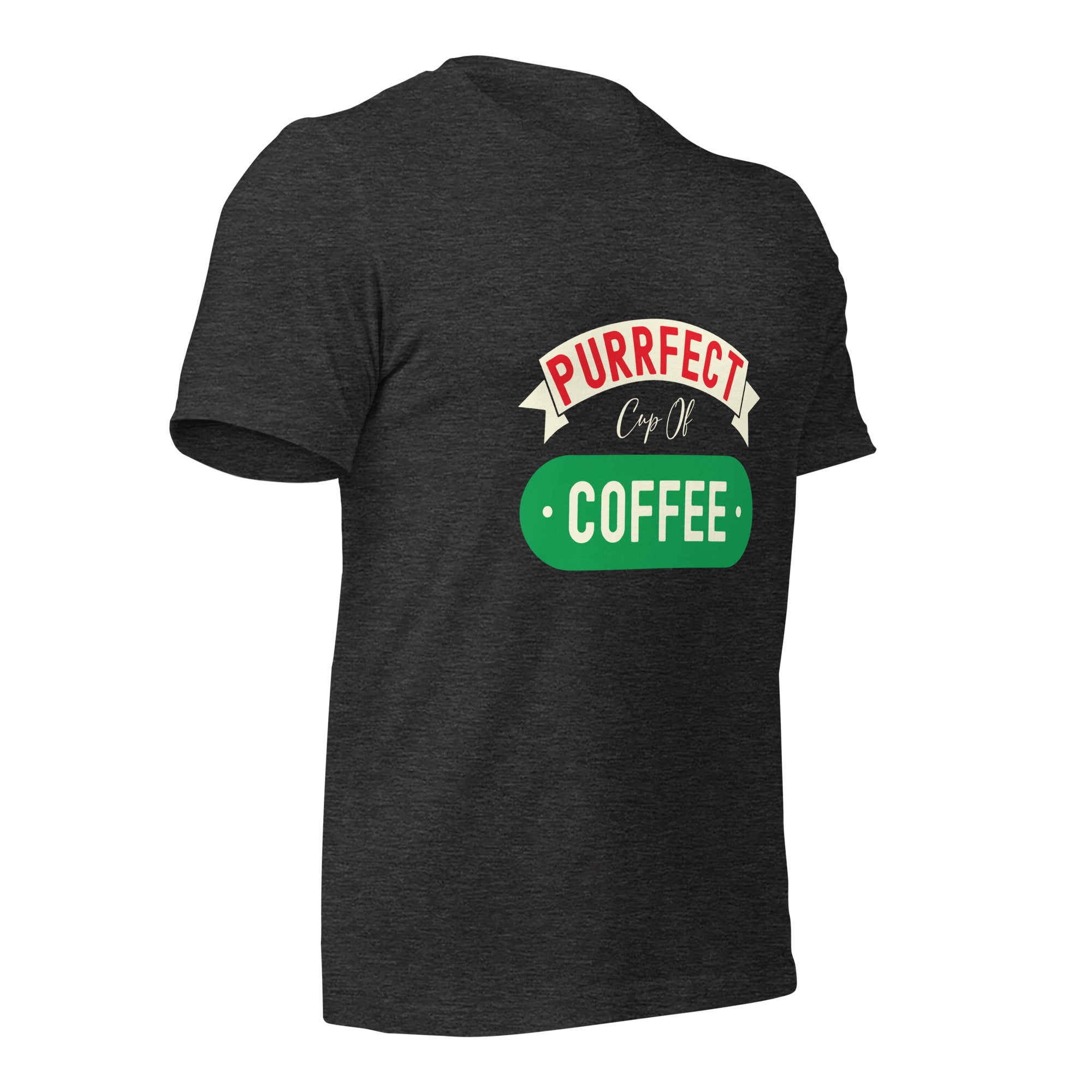 Unisex t-shirt | Purrfect cup of coffee