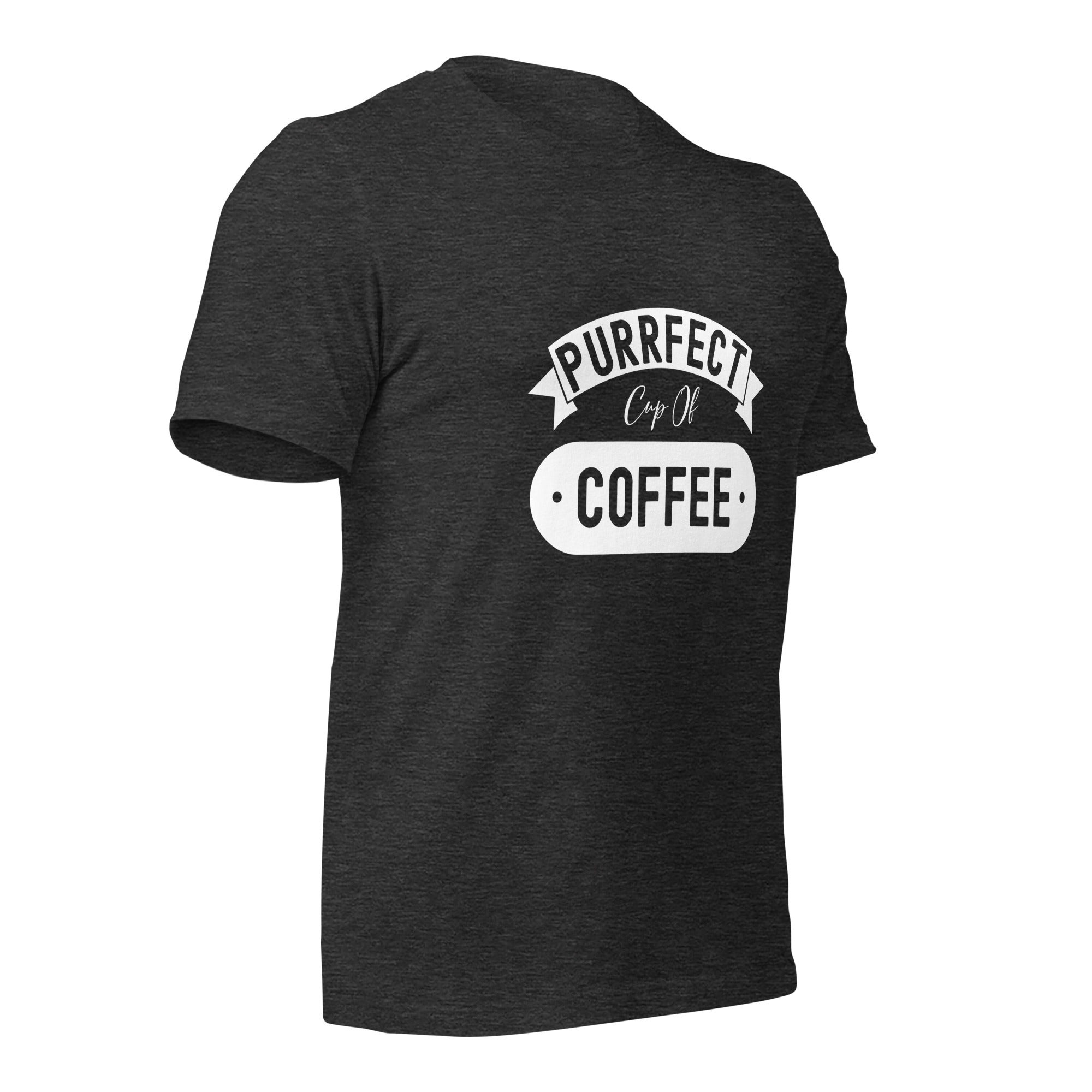 Unisex t-shirt | Purrfect cup of coffee