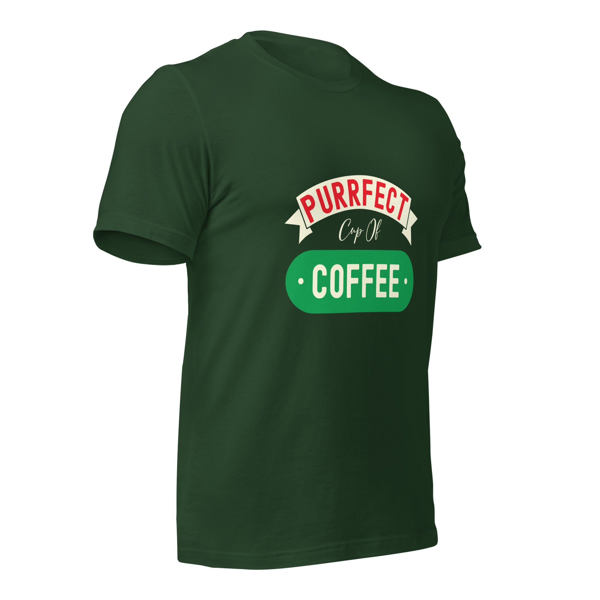 Unisex t-shirt | Purrfect cup of coffee