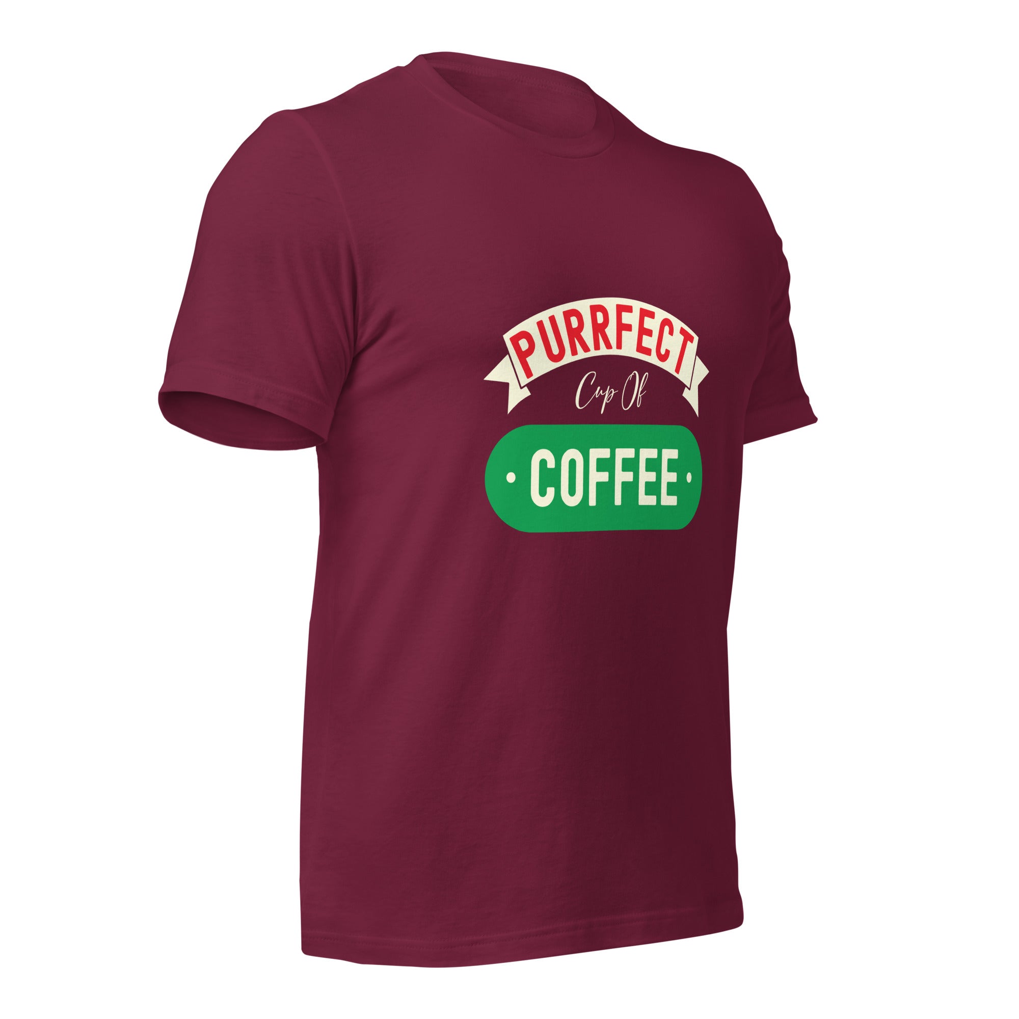 Unisex t-shirt | Purrfect cup of coffee
