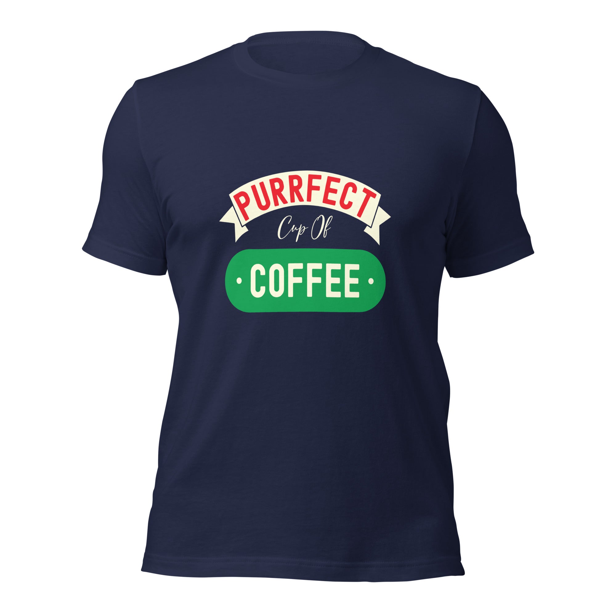 Unisex t-shirt | Purrfect cup of coffee