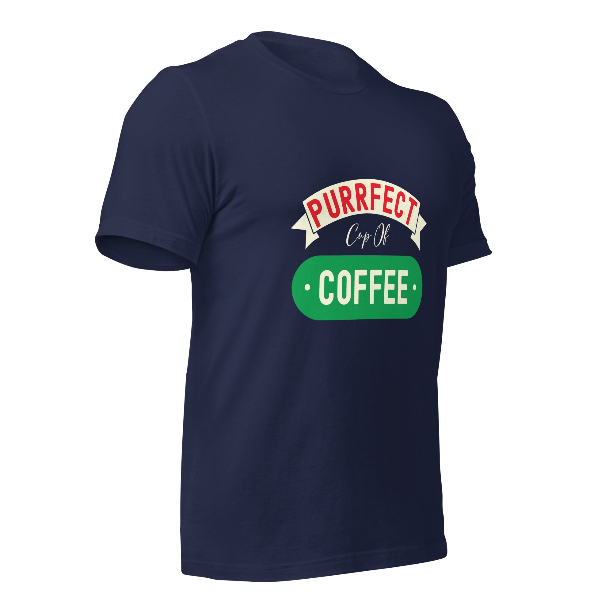 Unisex t-shirt | Purrfect cup of coffee
