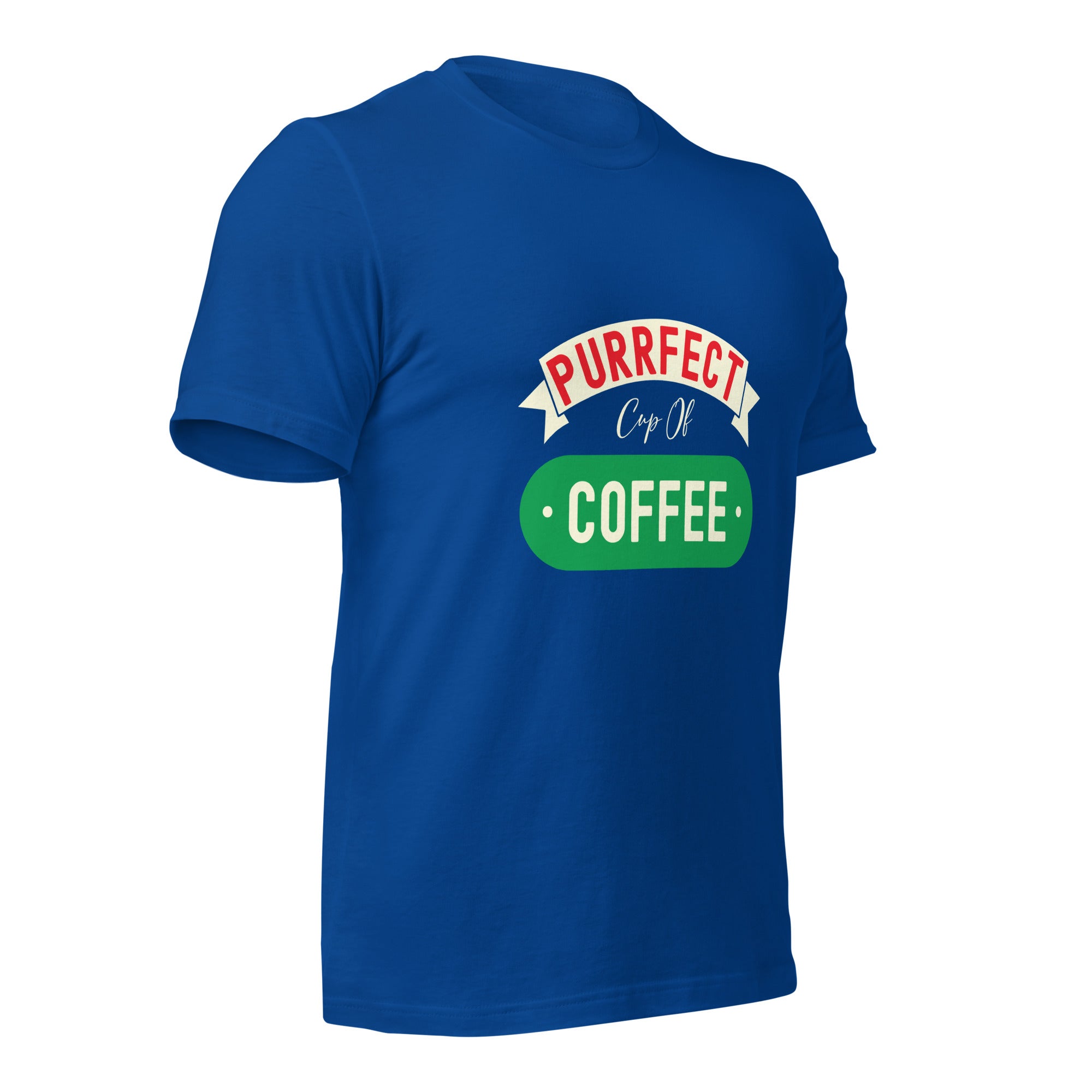 Unisex t-shirt | Purrfect cup of coffee