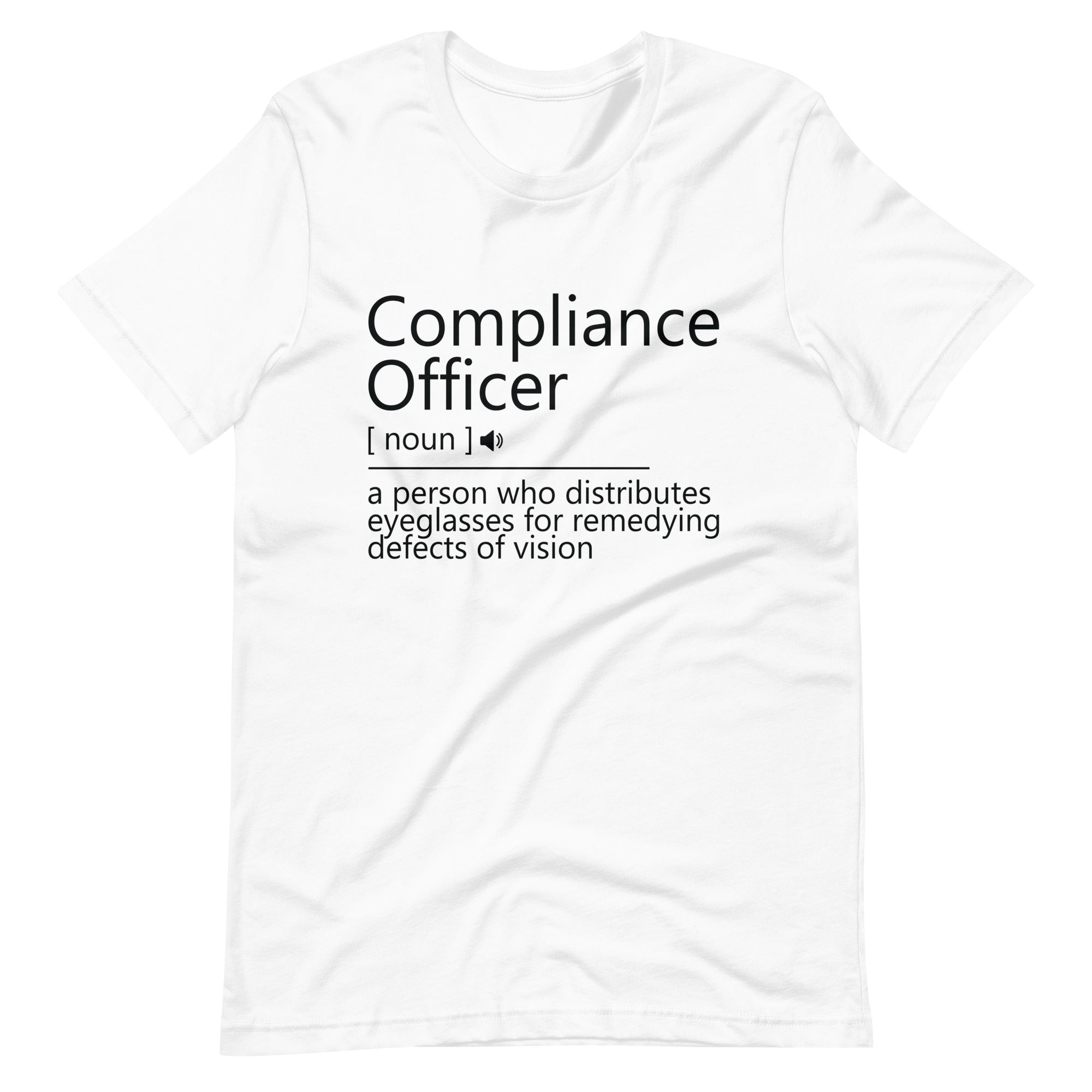 Unisex t-shirt |  Compliance Officer