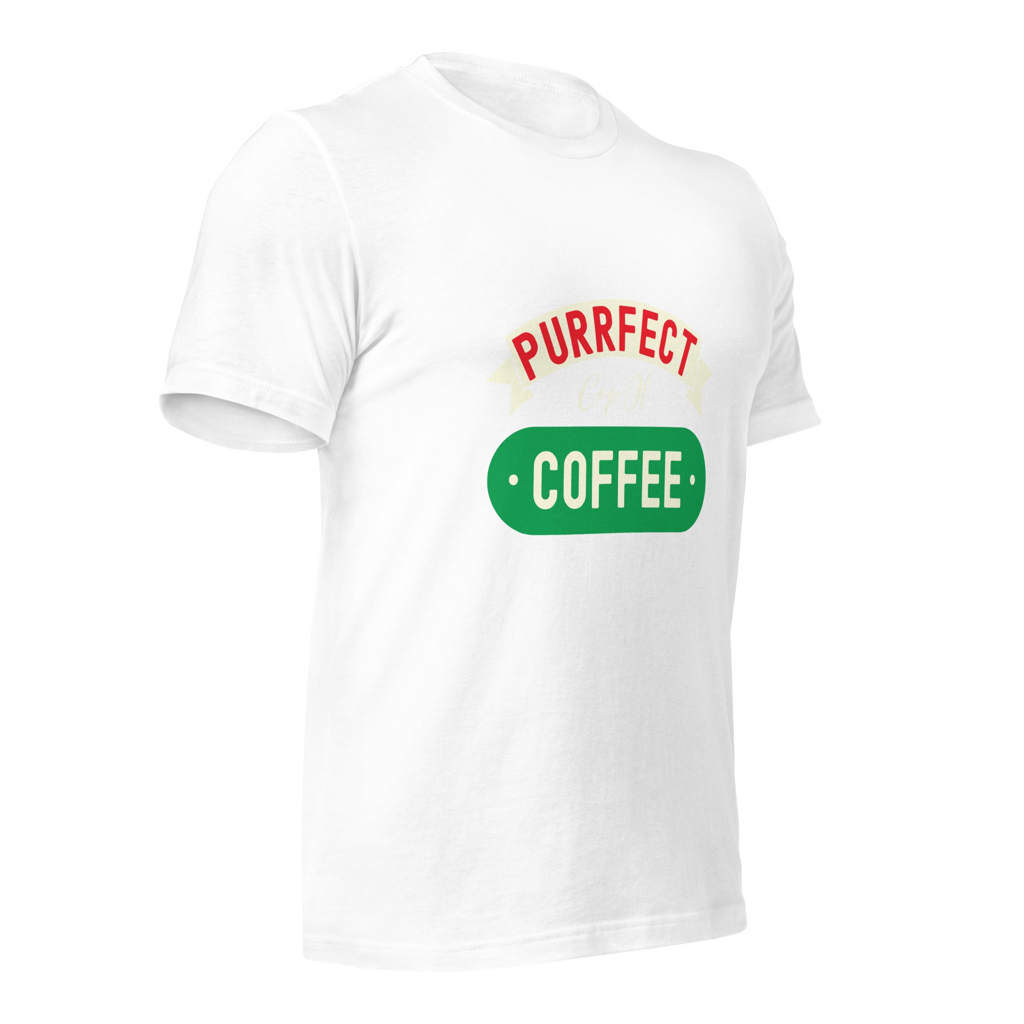 Unisex t-shirt | Purrfect cup of coffee
