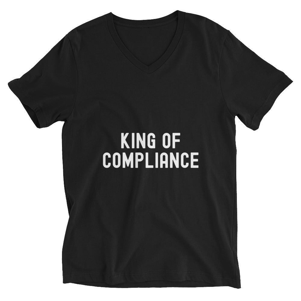 Short Sleeve V-Neck T-Shirt | King of Compliance