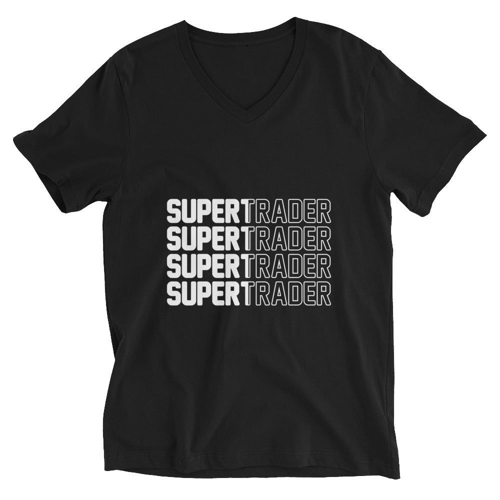 Unisex Short Sleeve V-Neck T-Shirt | Supertrader