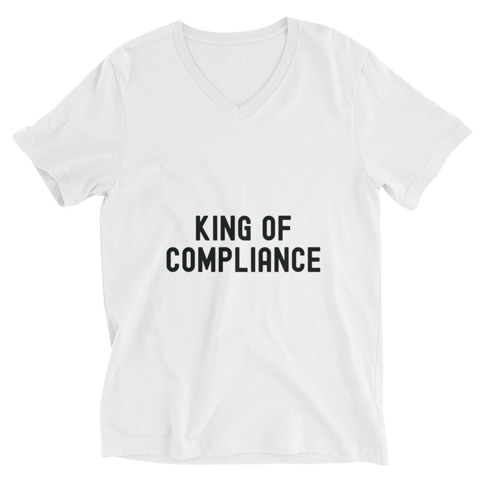 Short Sleeve V-Neck T-Shirt | King of Compliance
