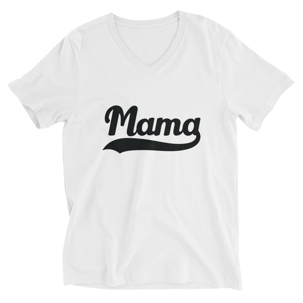 Unisex Short Sleeve V-Neck T-Shirt | Mama