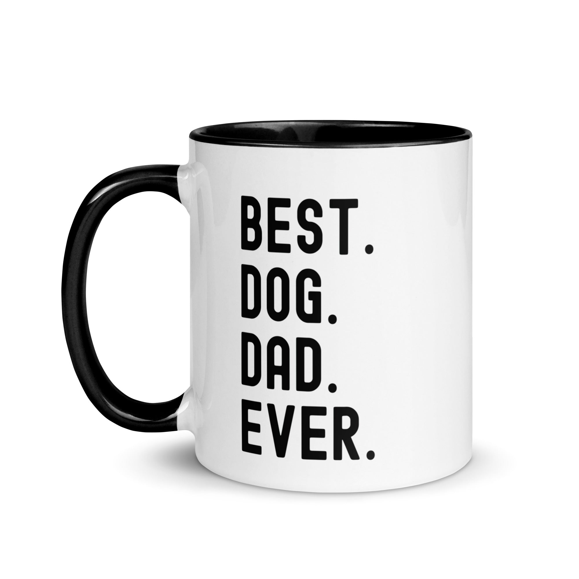 Mug with Color Inside | BEST DOG DAD EVER