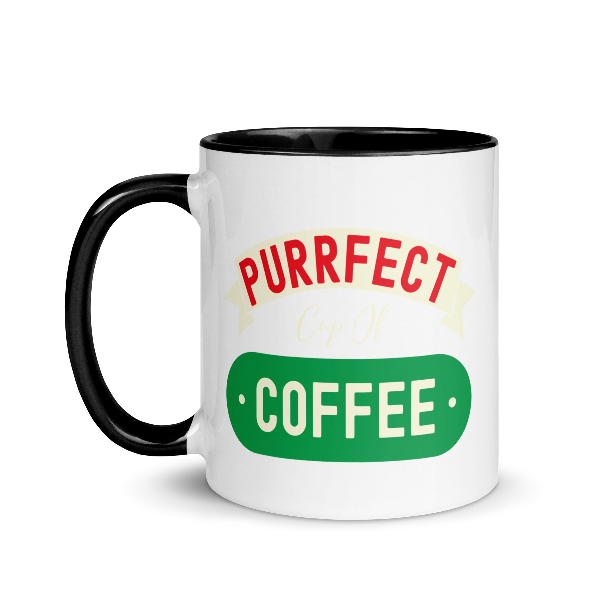 Mug with Color Inside | Purrfect cup of coffee