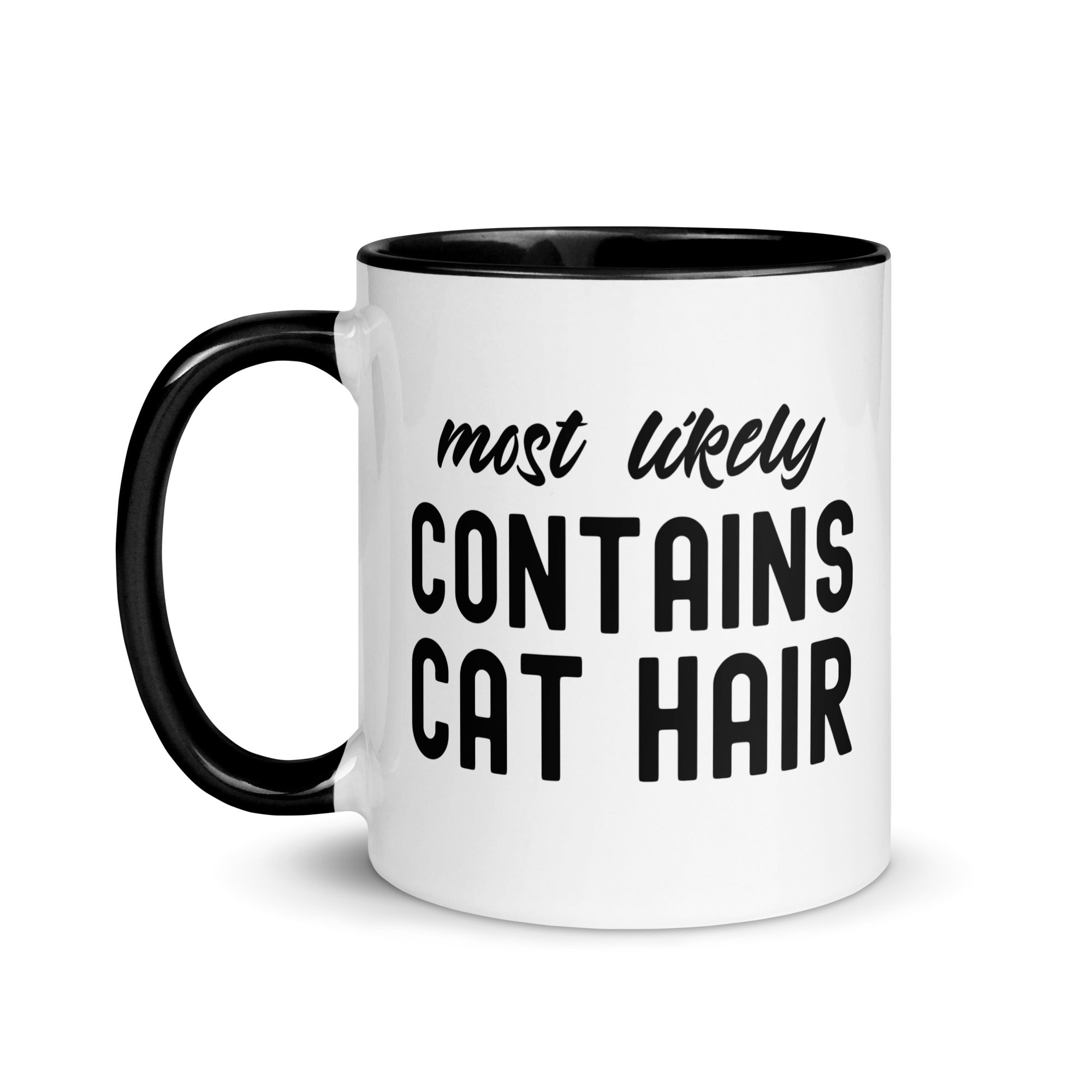 Mug with Color Inside | Most Likely Contains Cat Hair