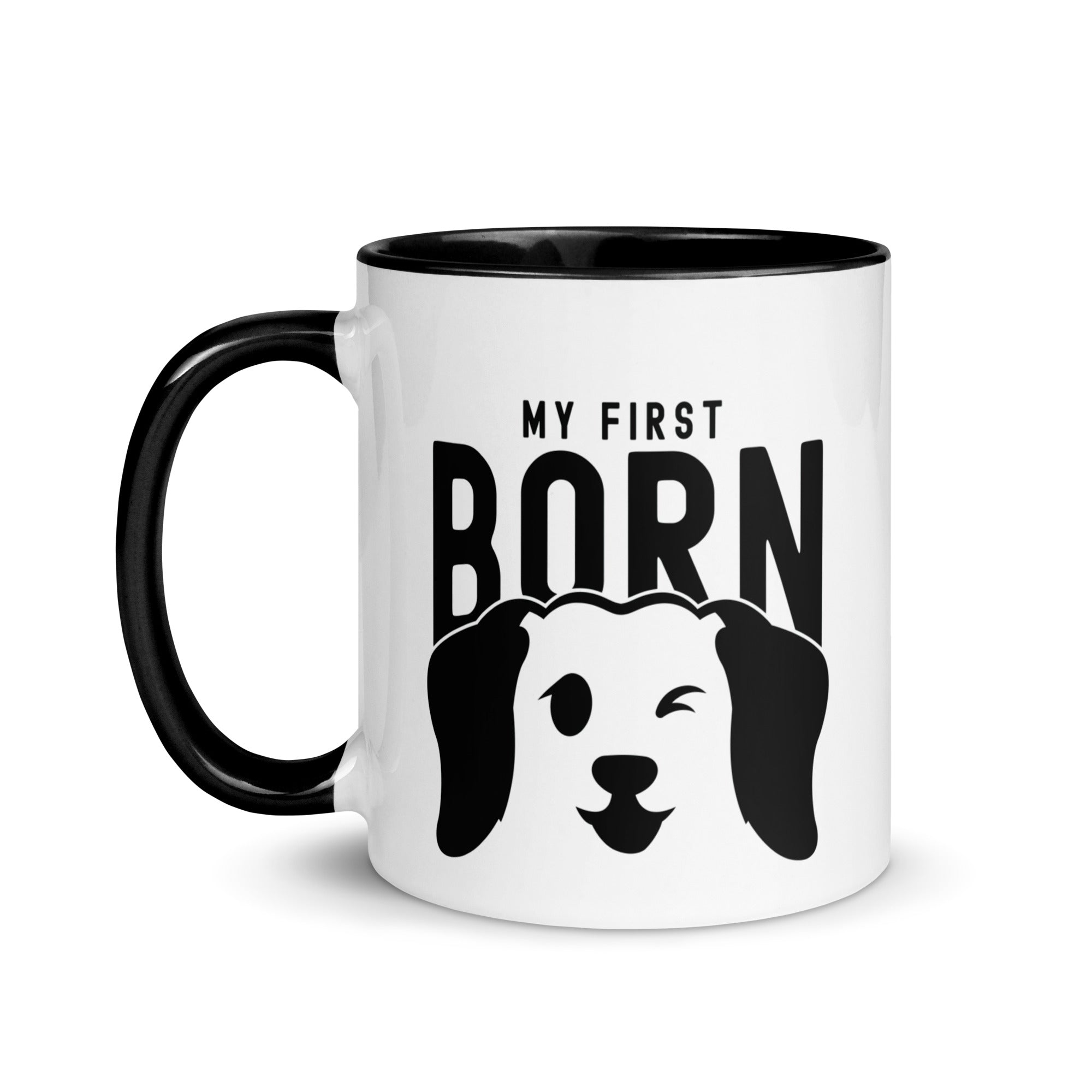 Mug with Color Inside | My First Born (dog)