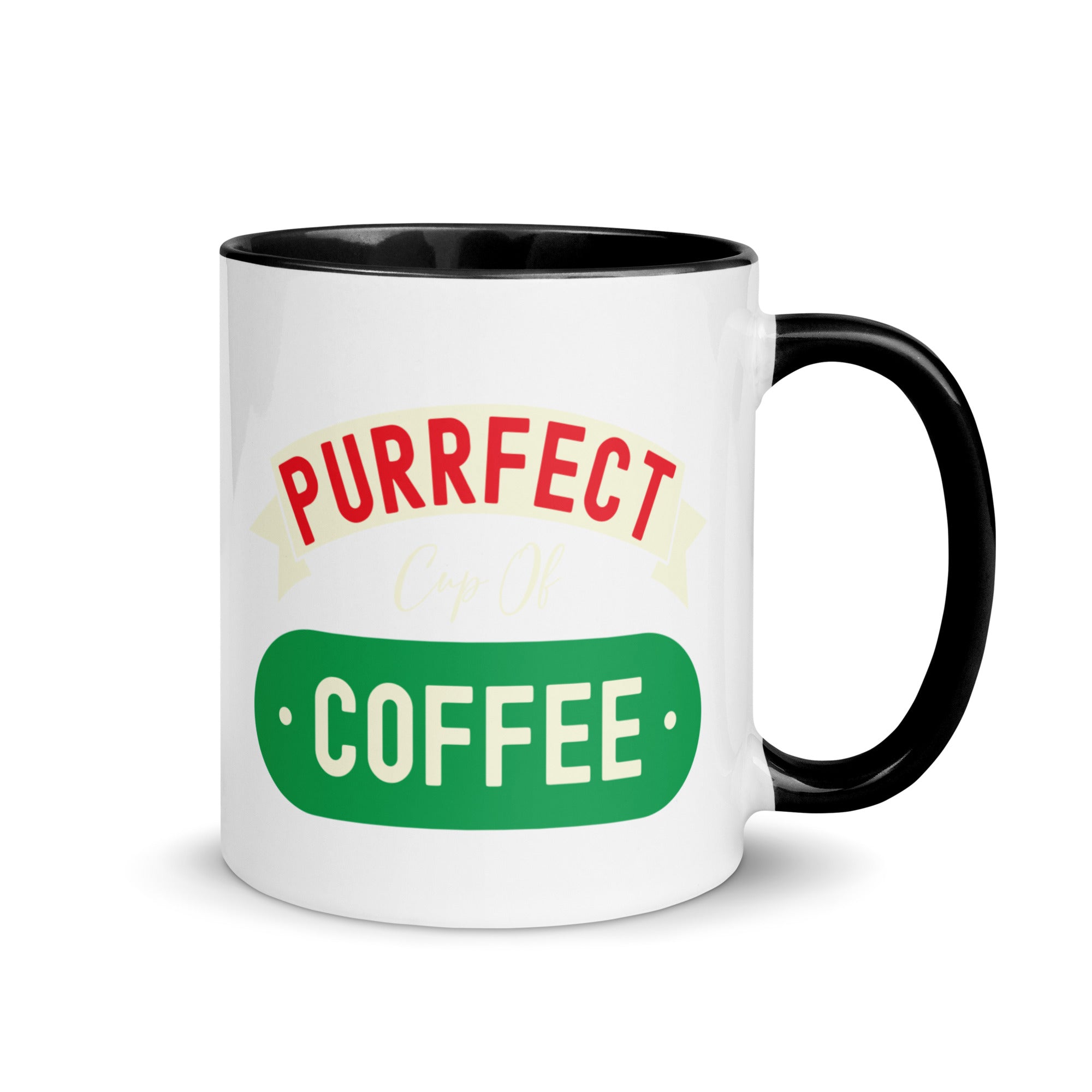 Mug with Color Inside | Purrfect cup of coffee
