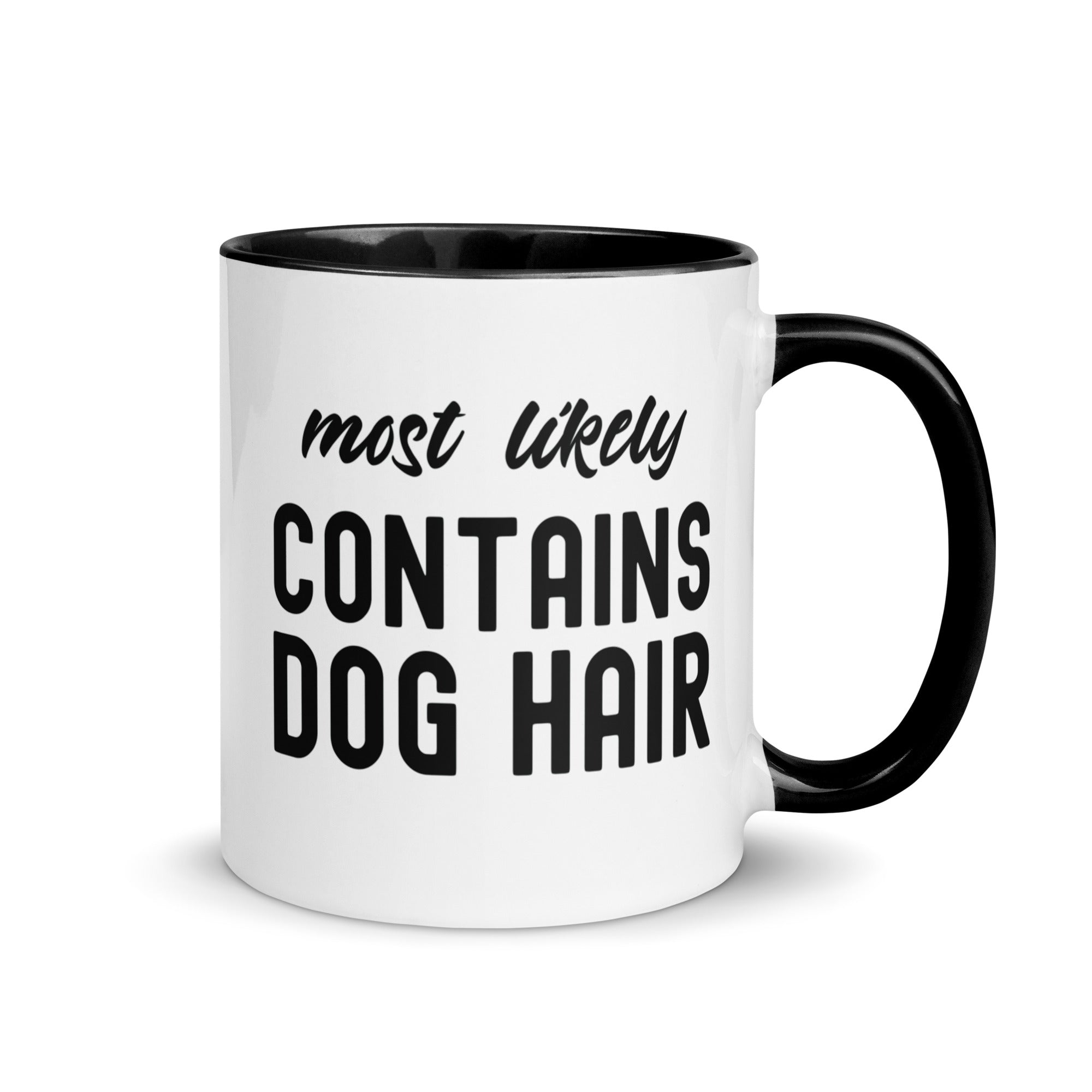 Mug with Color Inside | Most Likely Contains Dog Hair