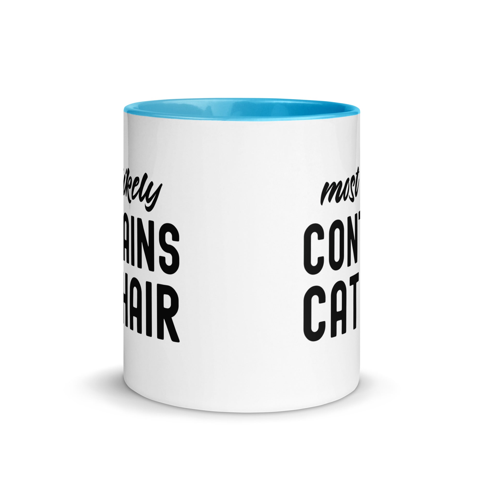 Mug with Color Inside | Most Likely Contains Cat Hair