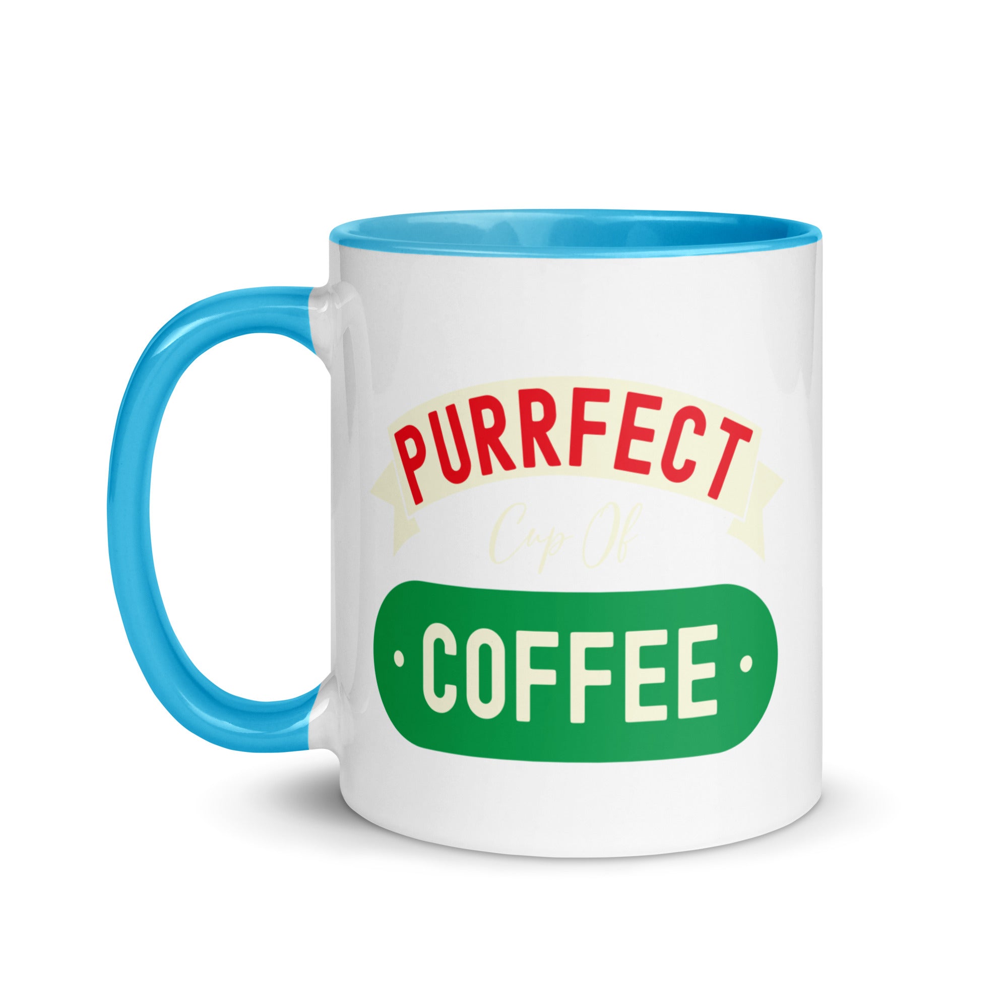 Mug with Color Inside | Purrfect cup of coffee