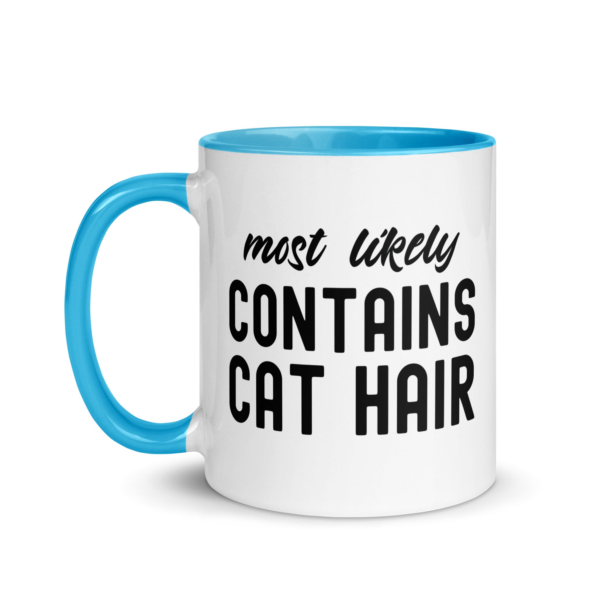Mug with Color Inside | Most Likely Contains Cat Hair