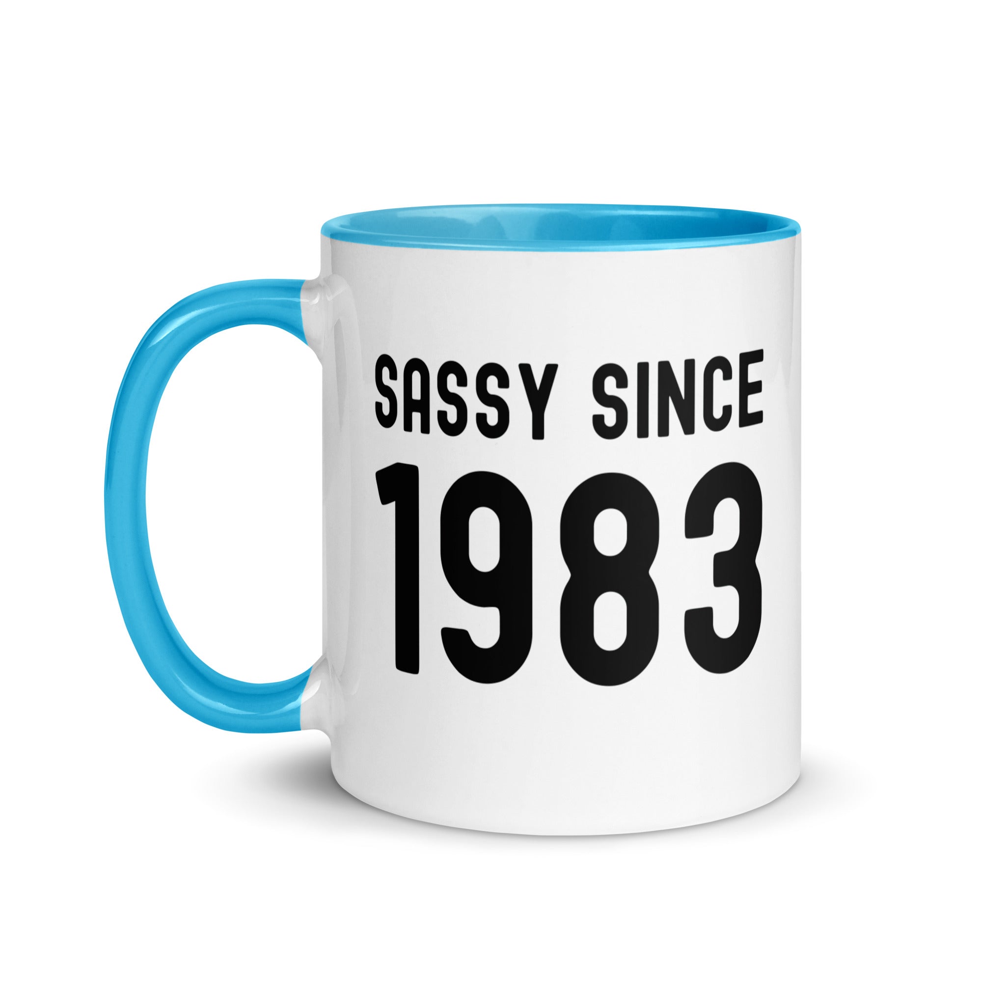 Mug with Color Inside | Sassy since 1983