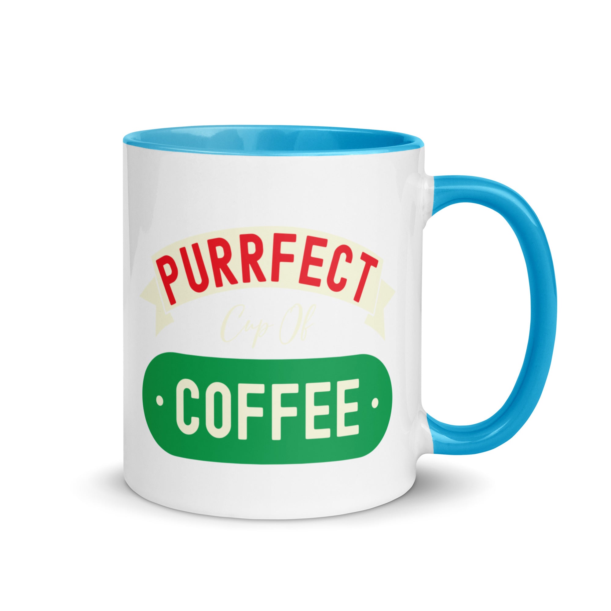 Mug with Color Inside | Purrfect cup of coffee
